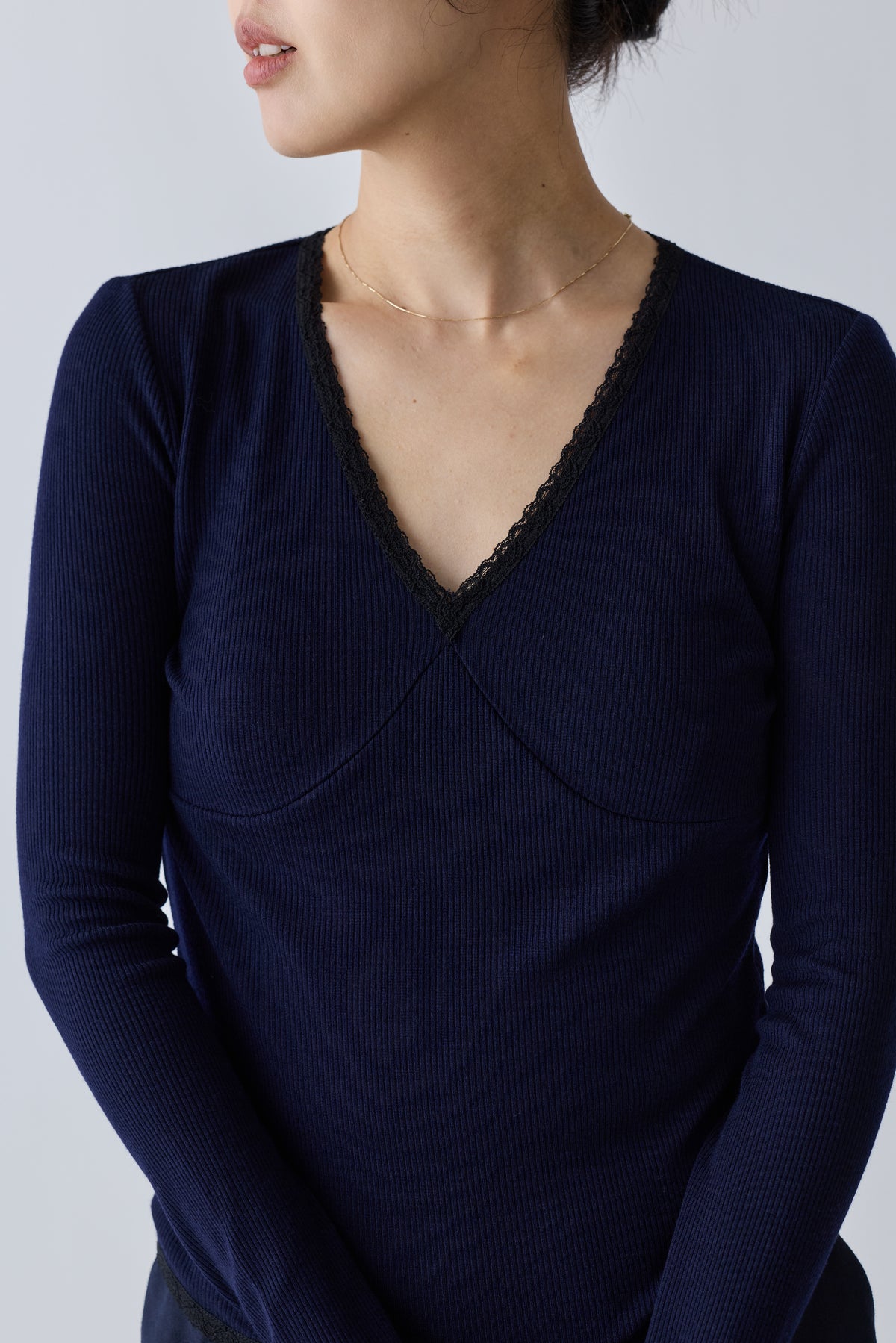 Nekkar rib tops_navy