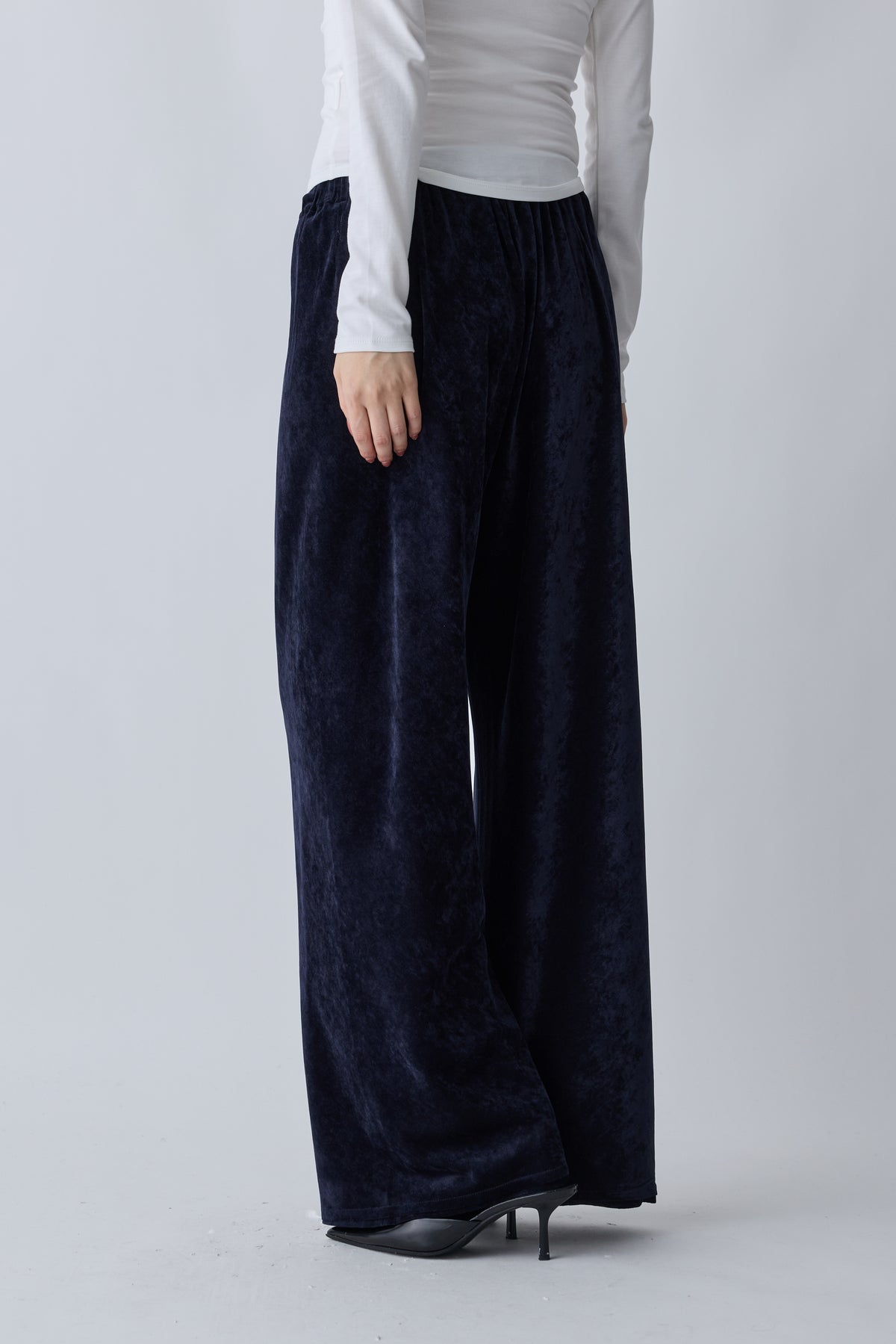 Atria velours pants_navy