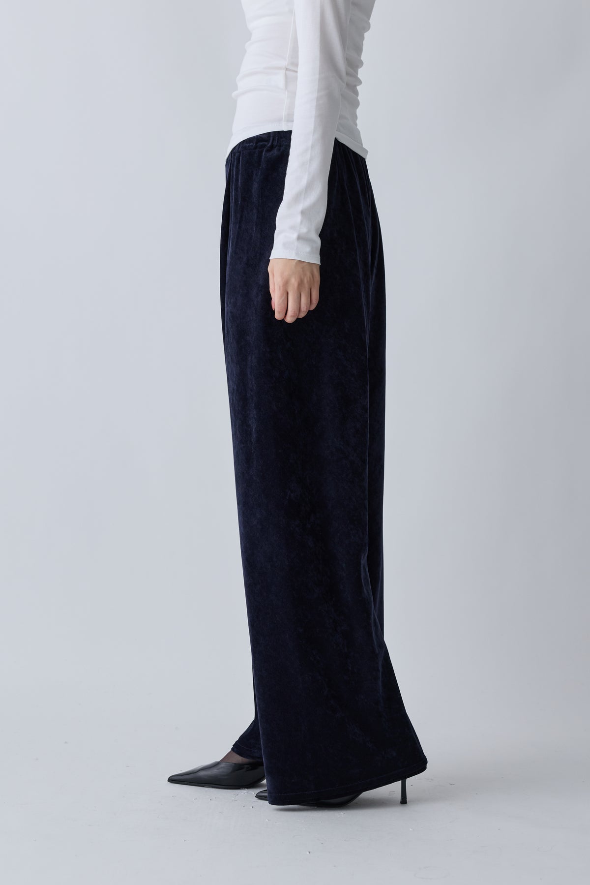 Atria velours pants_navy