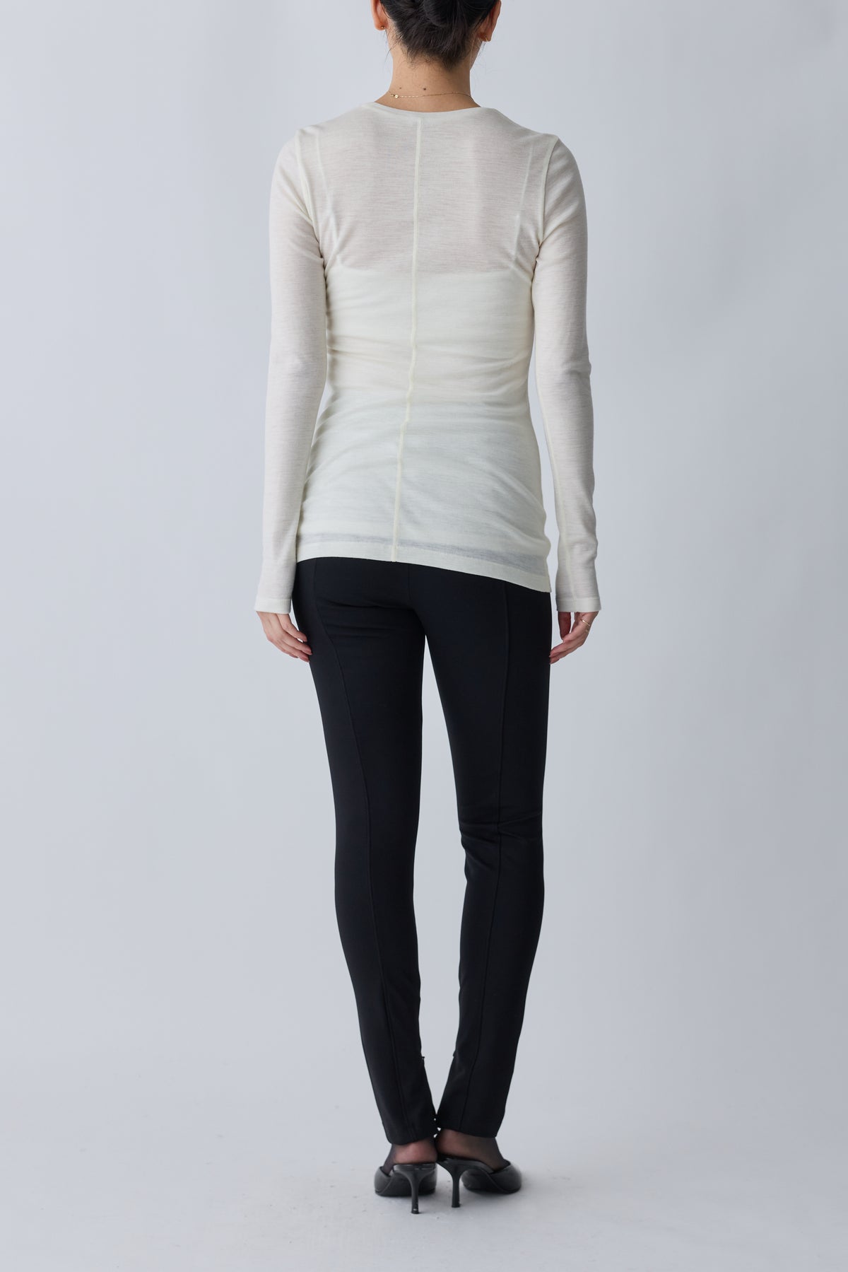 Virginis wool L/S tee_white