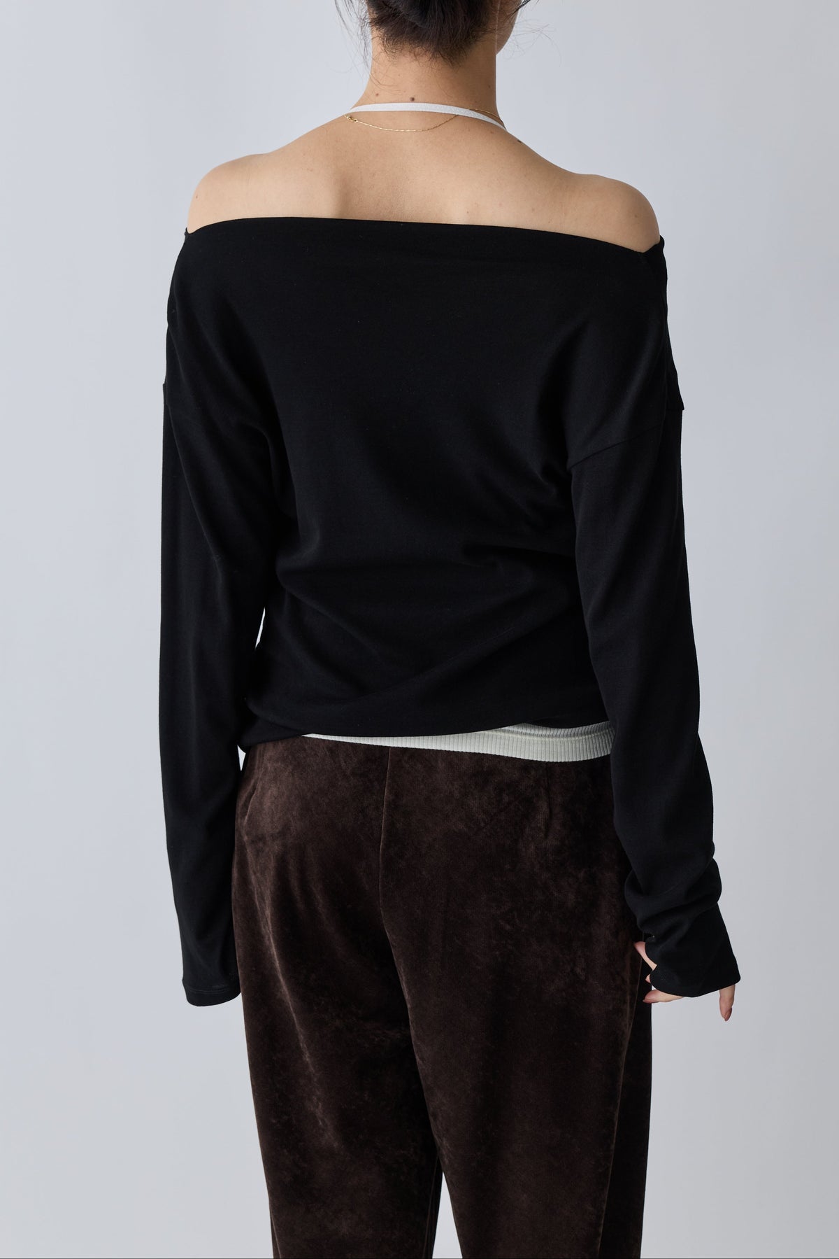 Scheat 2way tops_black