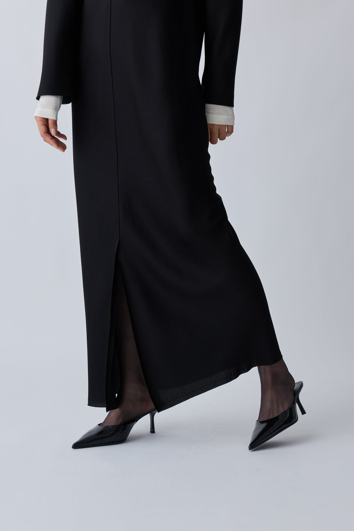 Caeli Reversible L/S Dress_black