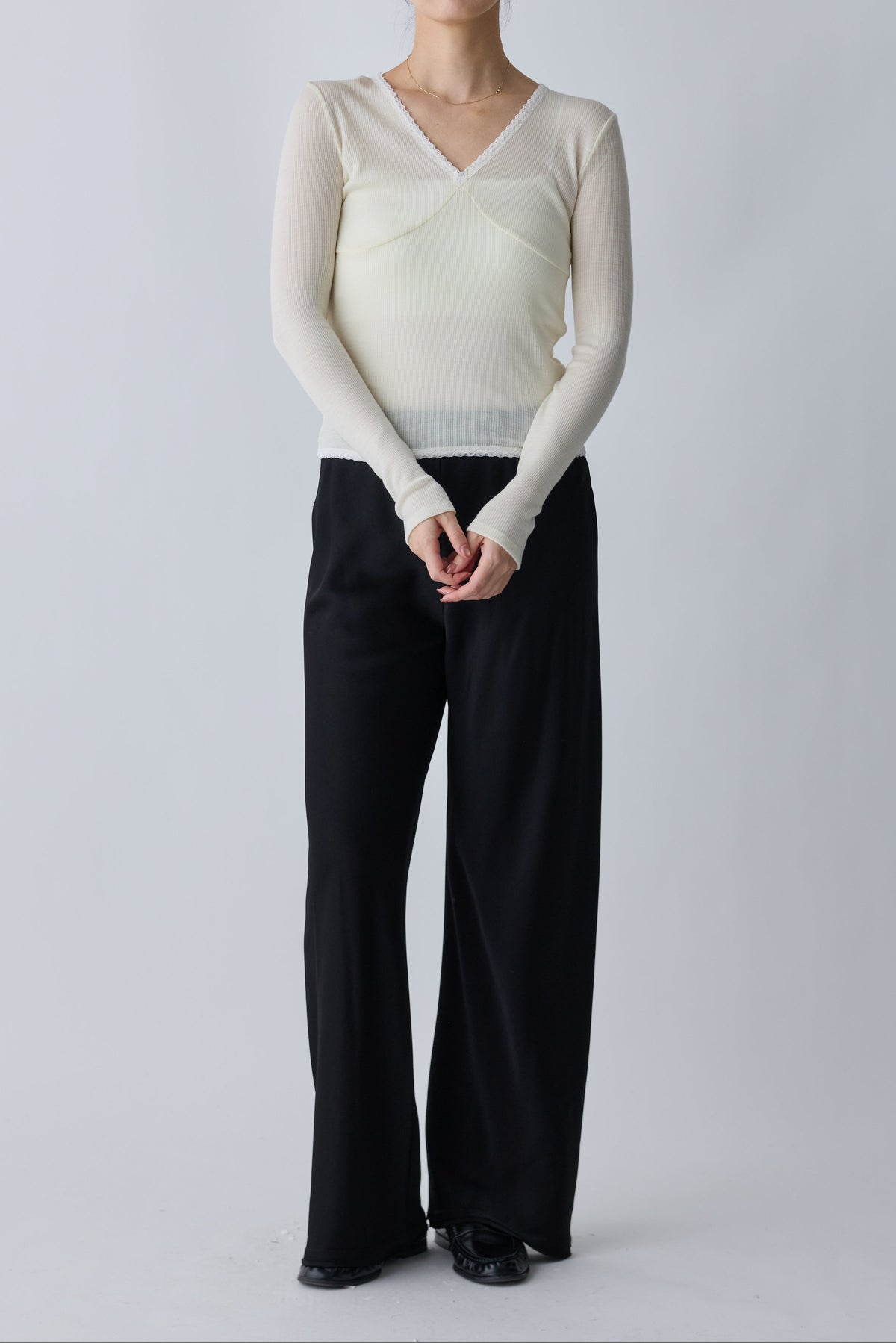 Nekkar rib tops_offwhite