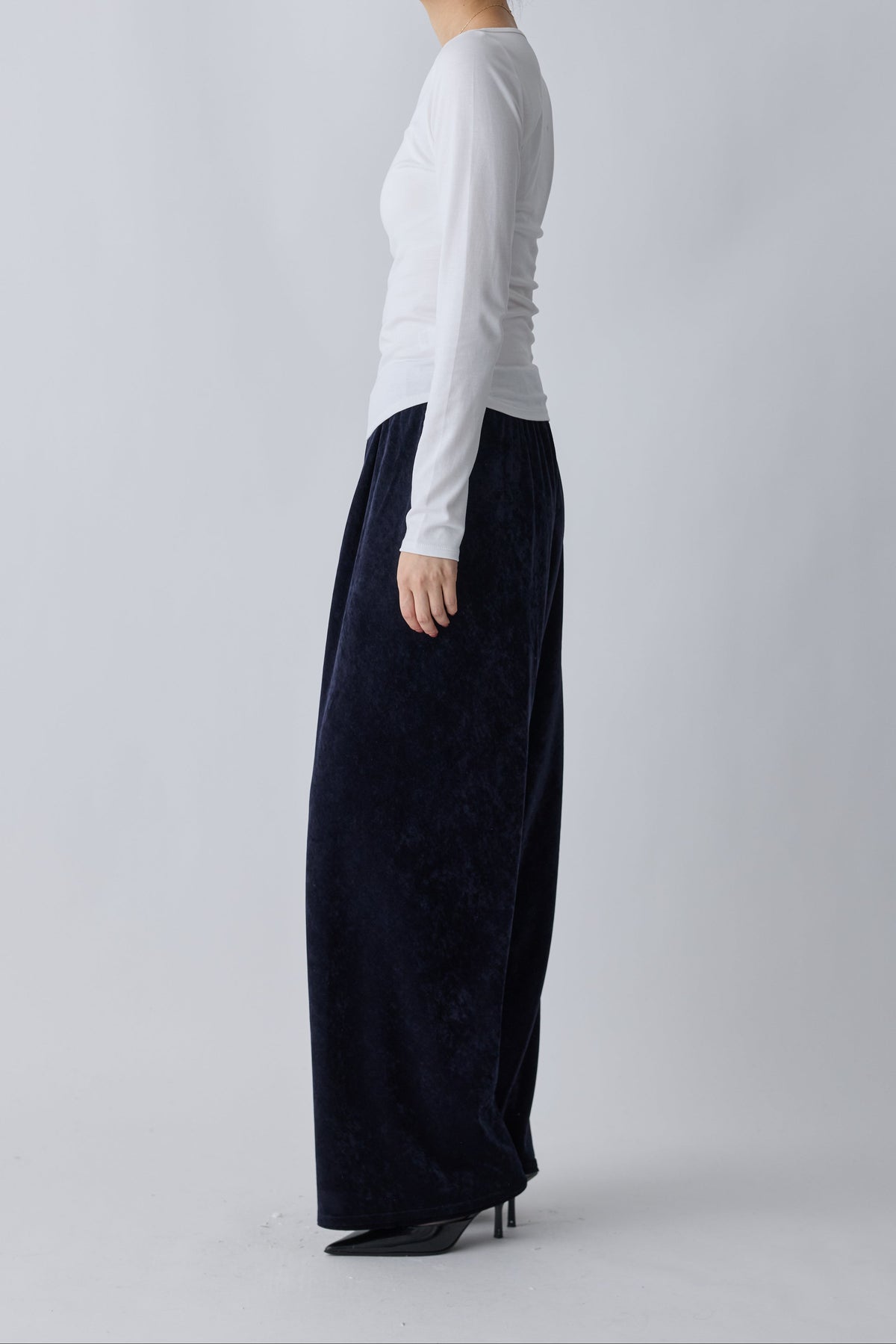 Atria velours pants_navy