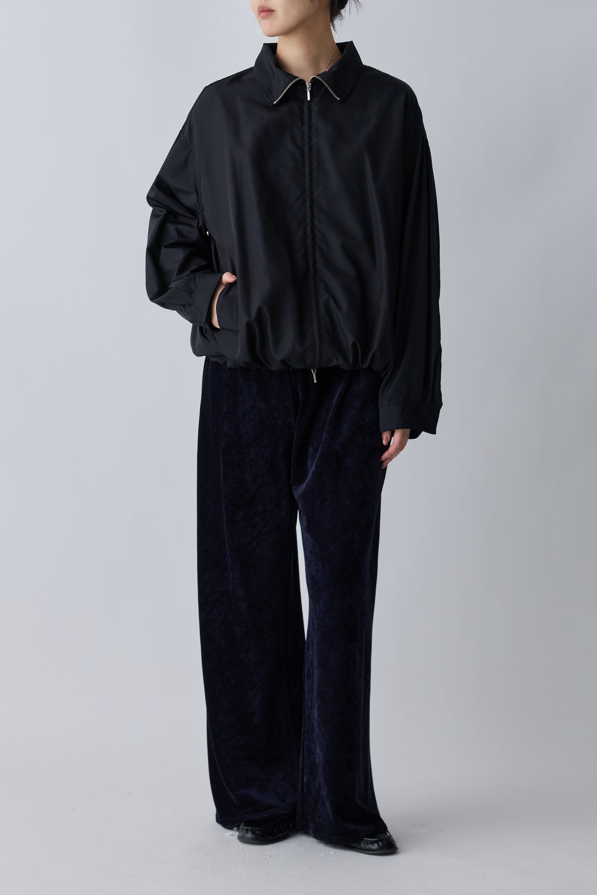 Atria velours pants_navy