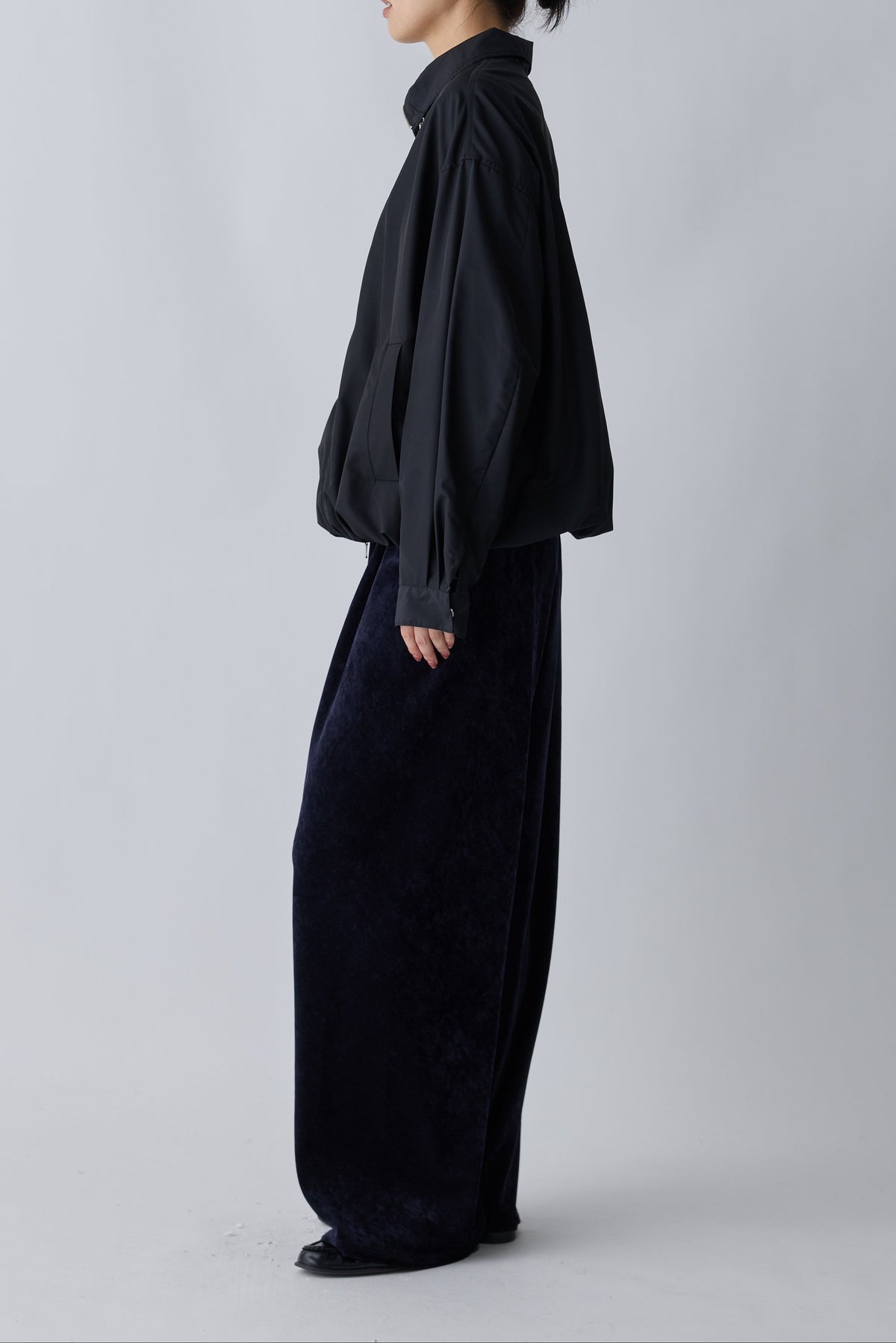 Piscium Zip-up jacket_black