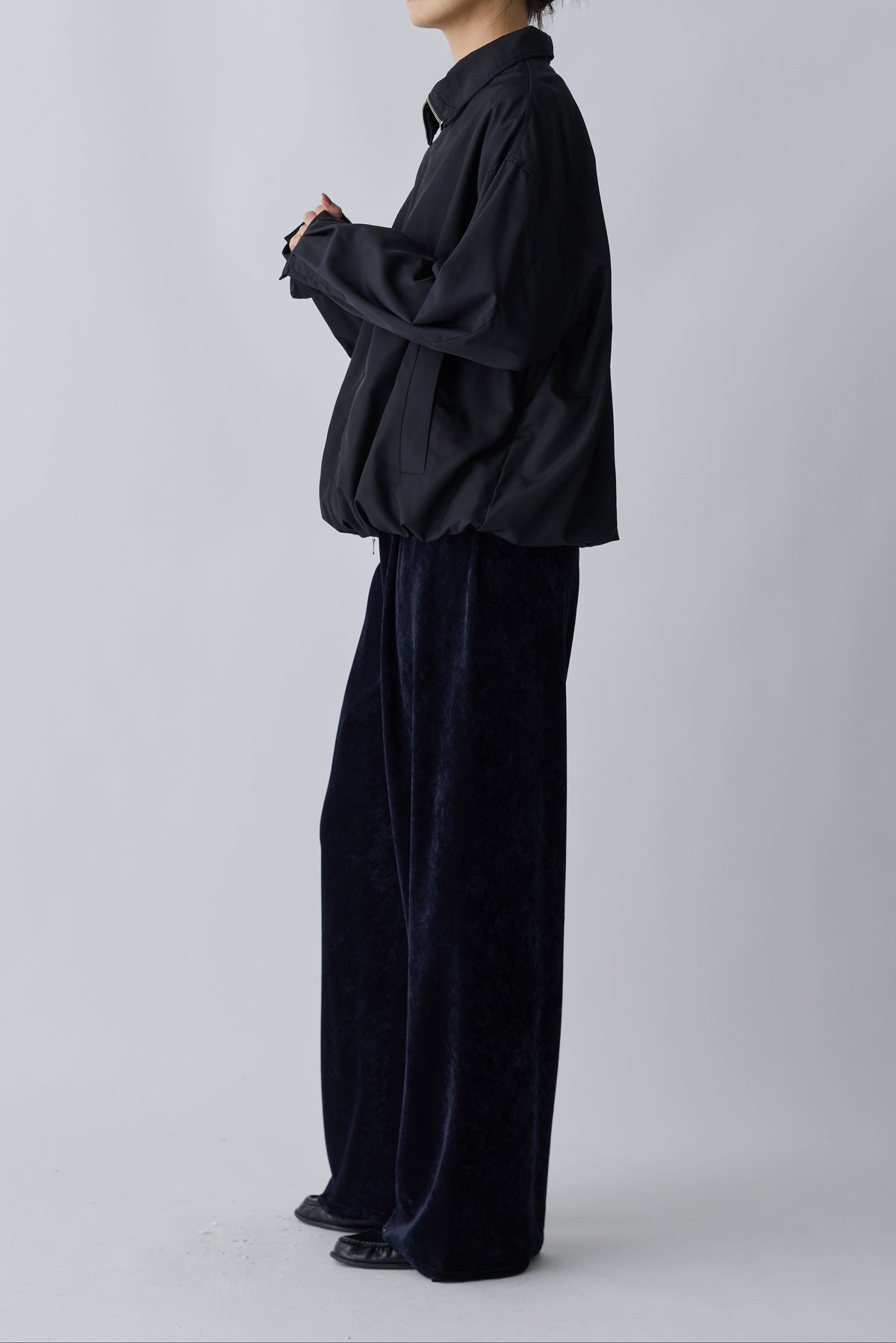 Piscium Zip-up jacket_black