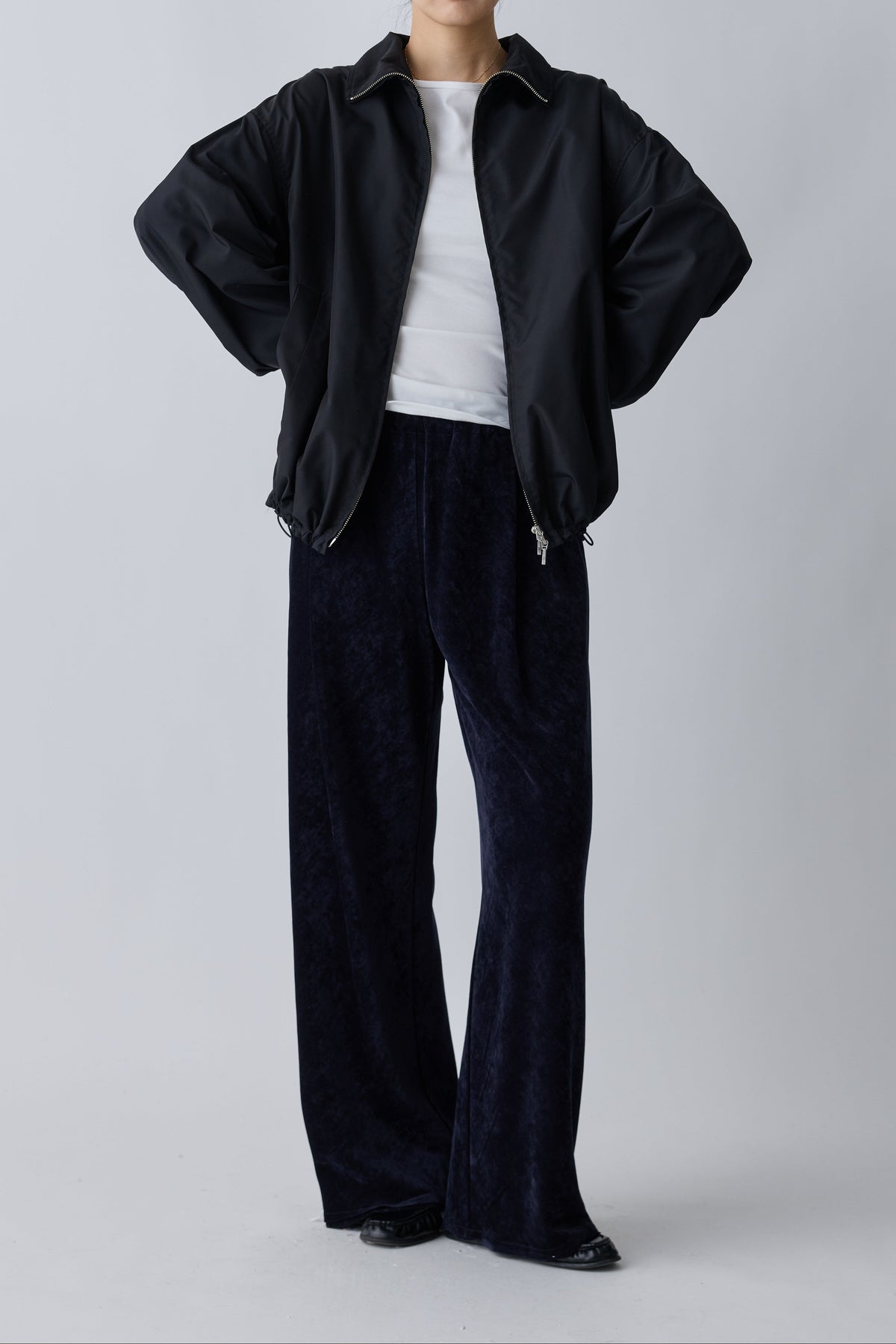Atria velours pants_navy