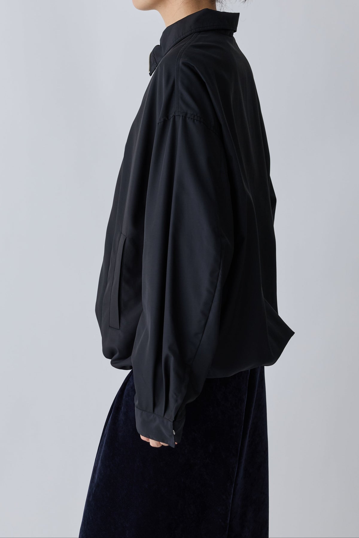 Piscium Zip-up jacket_black