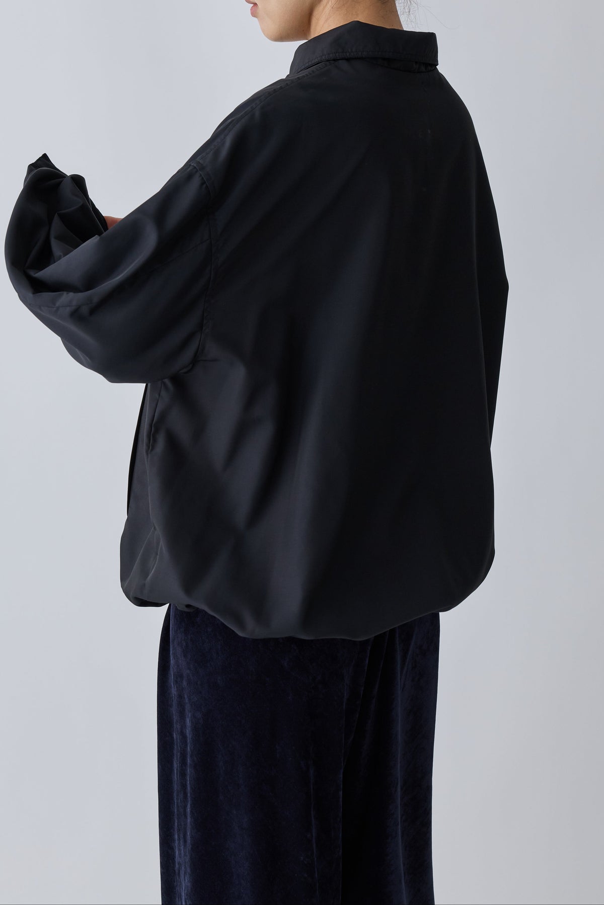 Piscium Zip-up jacket_black
