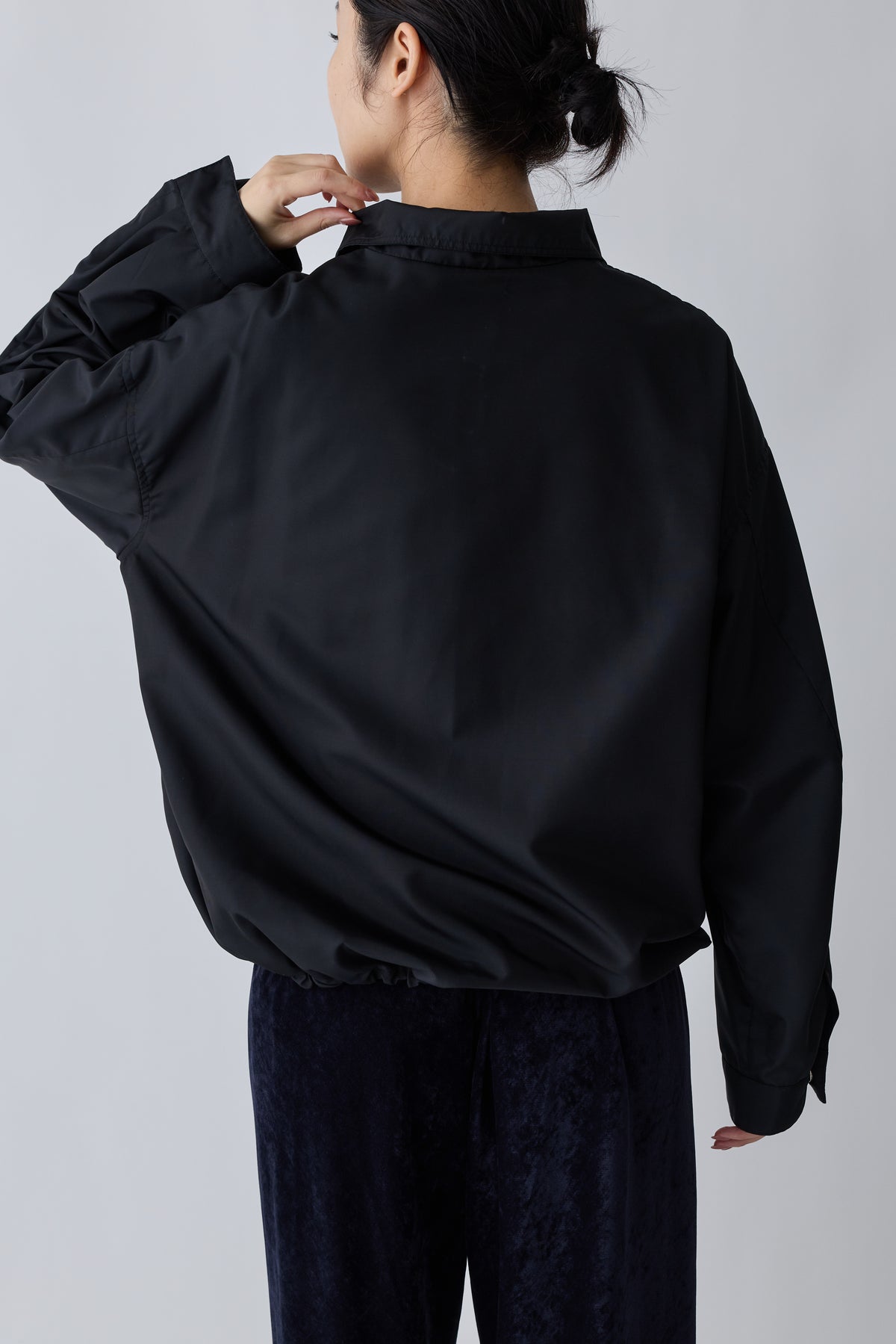 Piscium Zip-up jacket_black