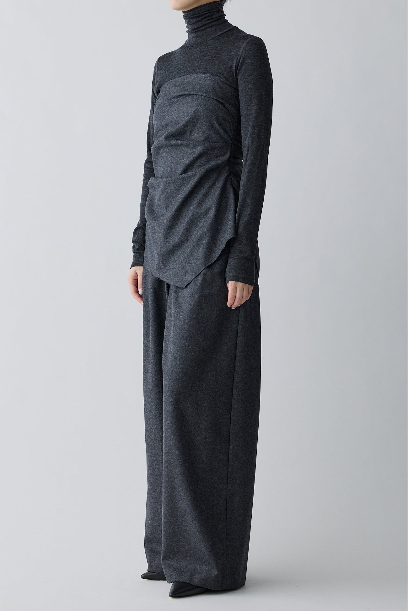 Alula tuck bustier _ gray