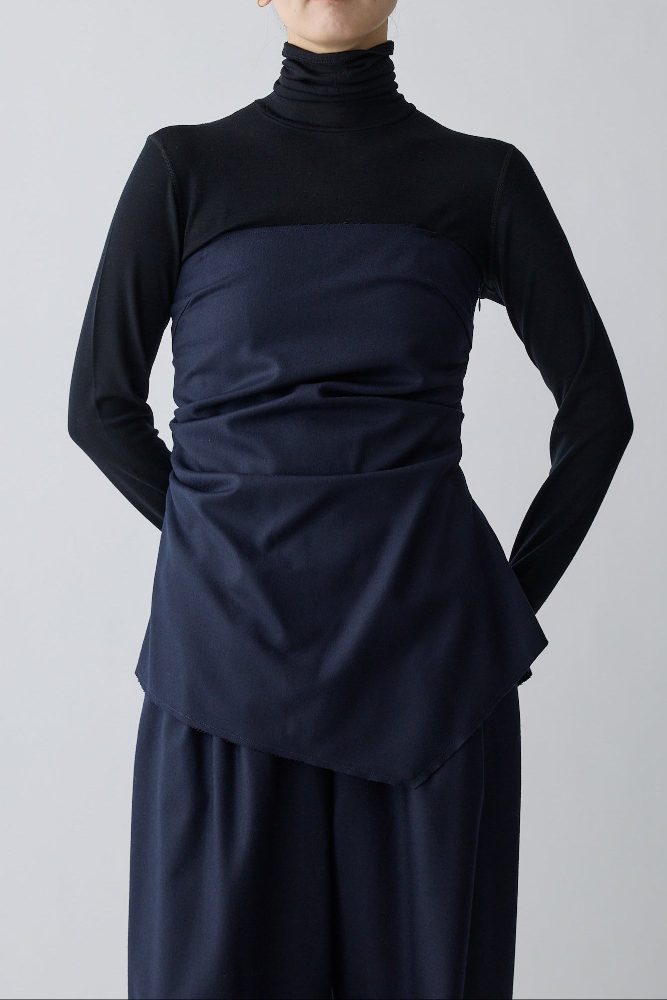 Alula tuck bustier _ navy