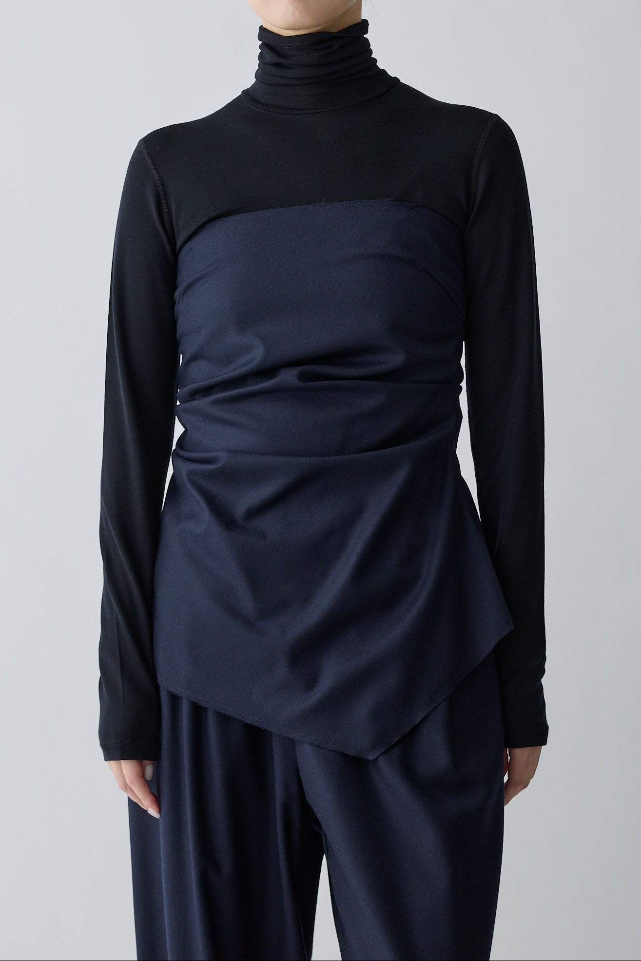 Alula tuck bustier _ navy