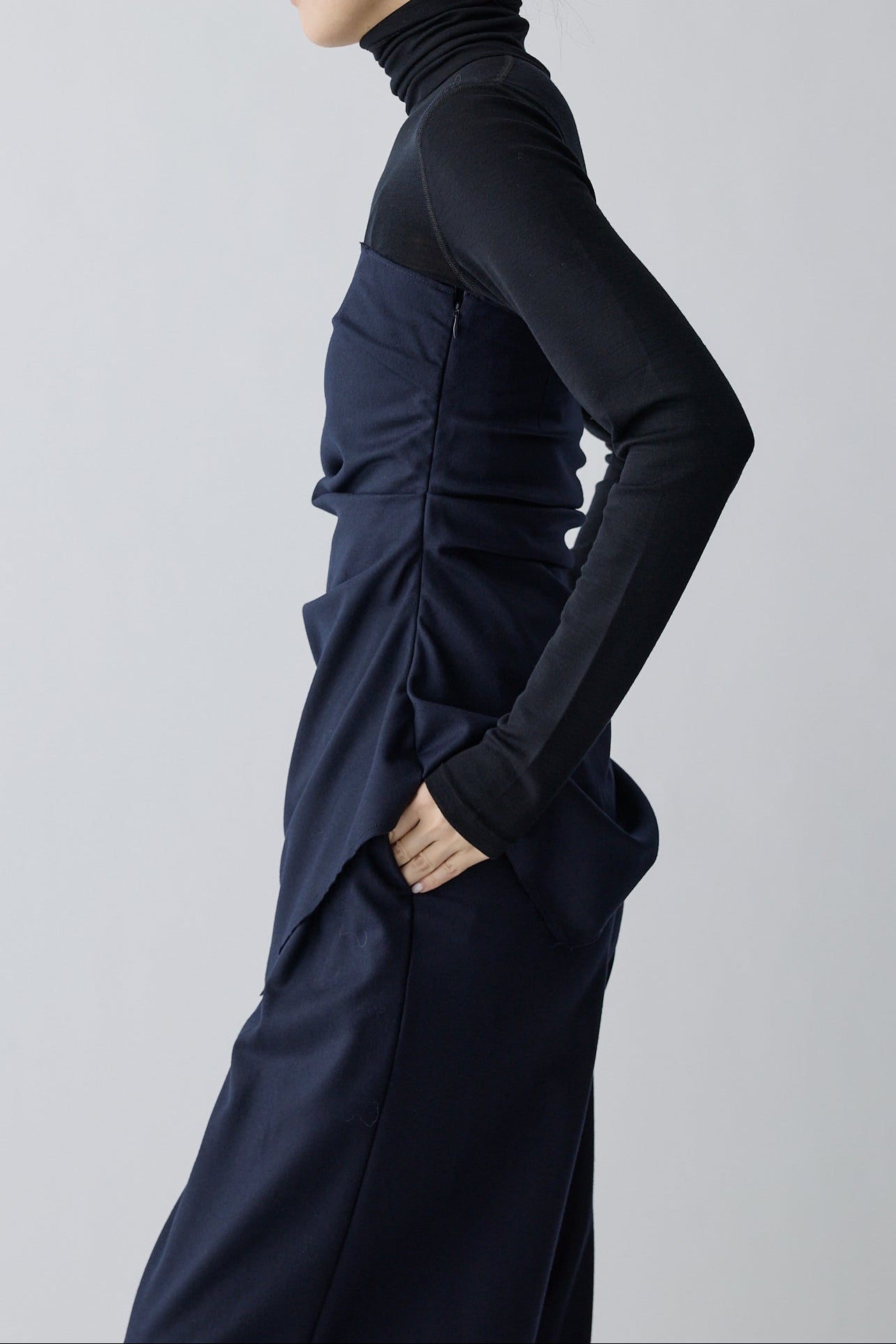 Alula tuck bustier _ navy