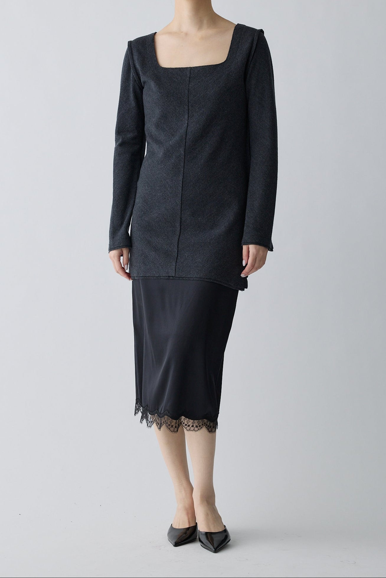 Lupi wool mini dress