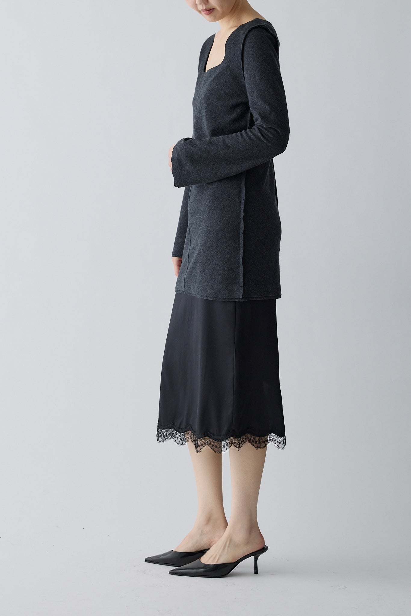 Lupi wool mini dress