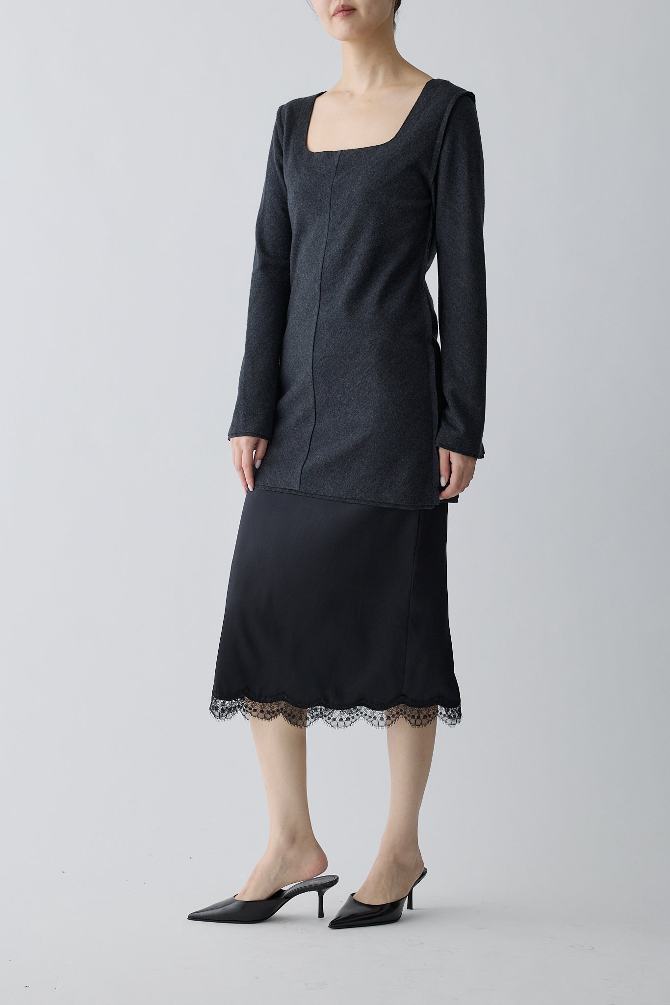 Lupi wool mini dress