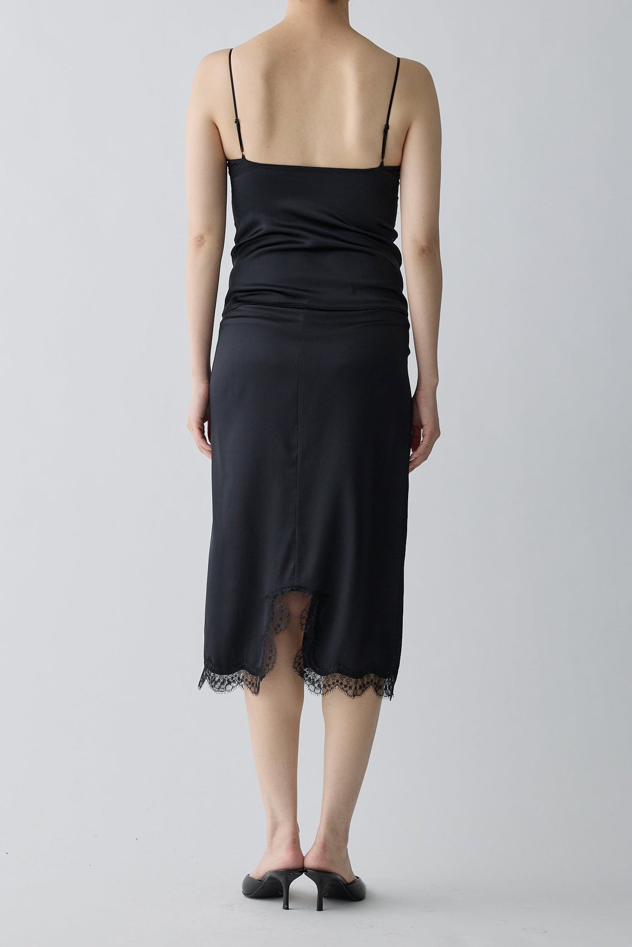 Kaus silk camisole_black