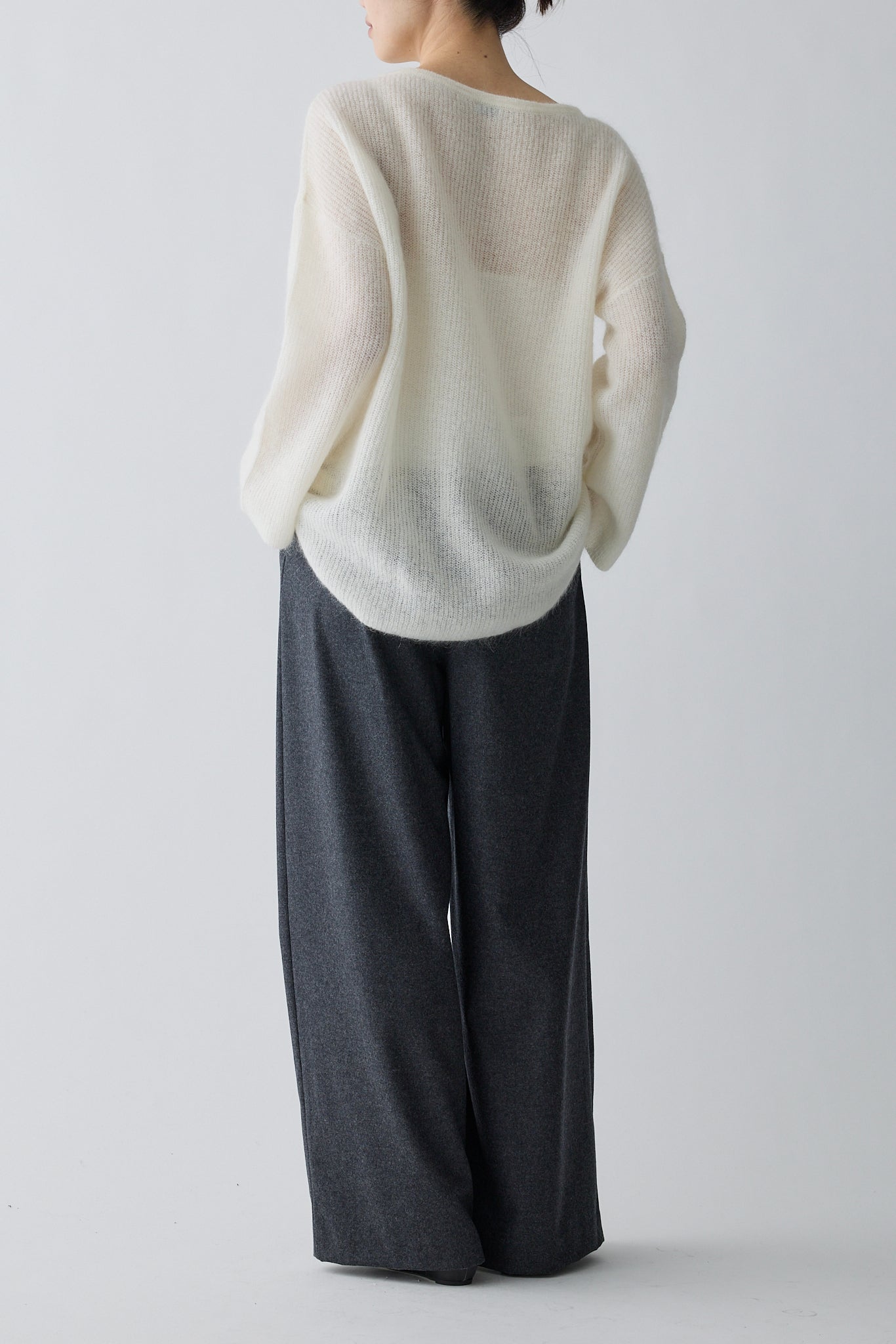 Alioth mohair pullover_white