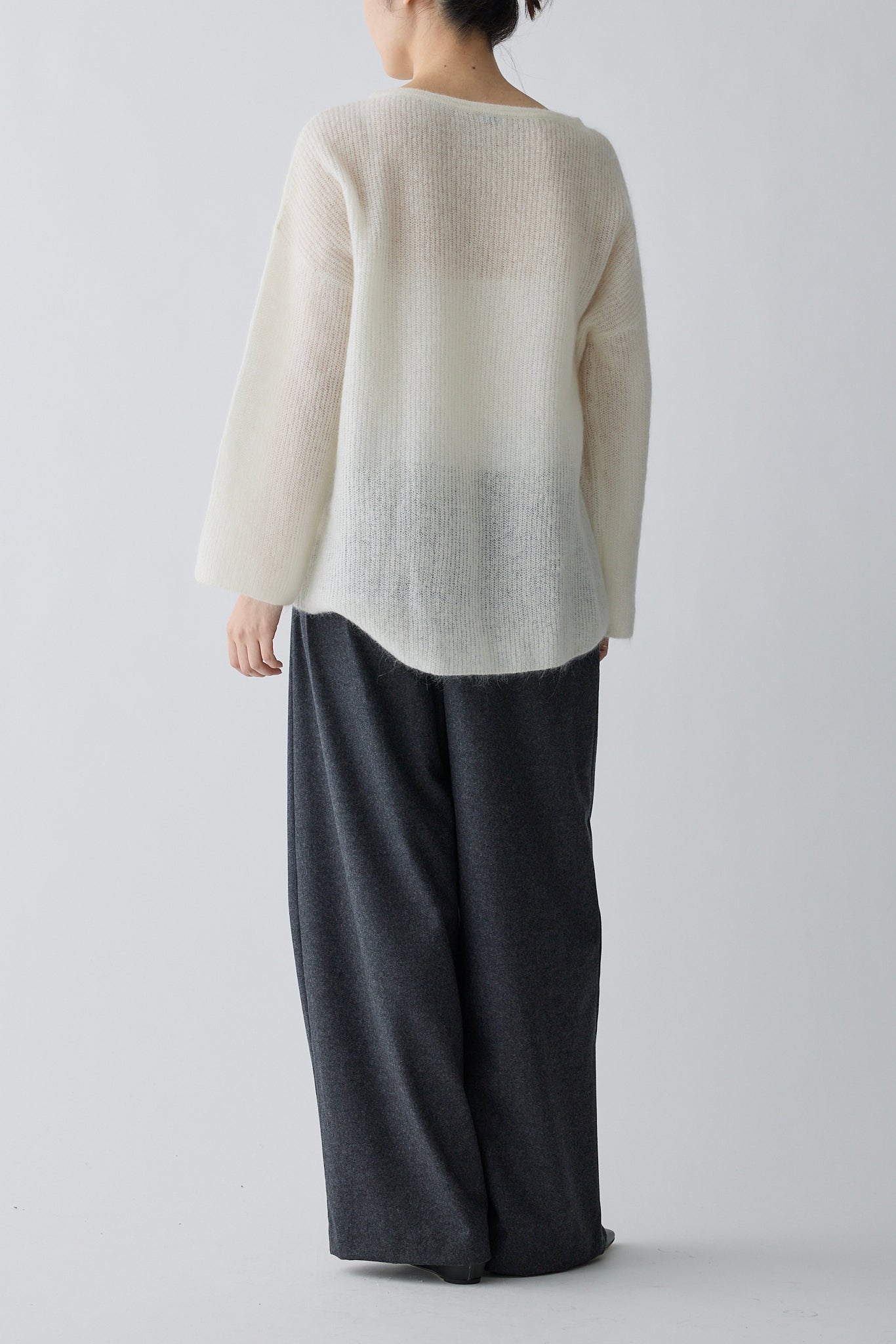 Alioth mohair pullover_white