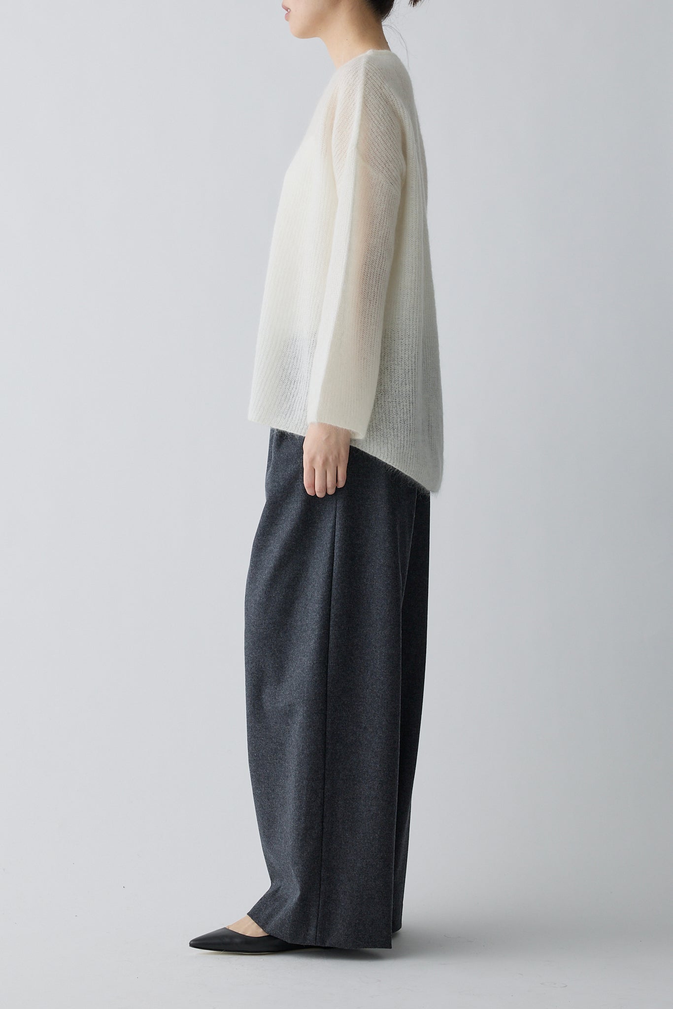 Alioth mohair pullover_white