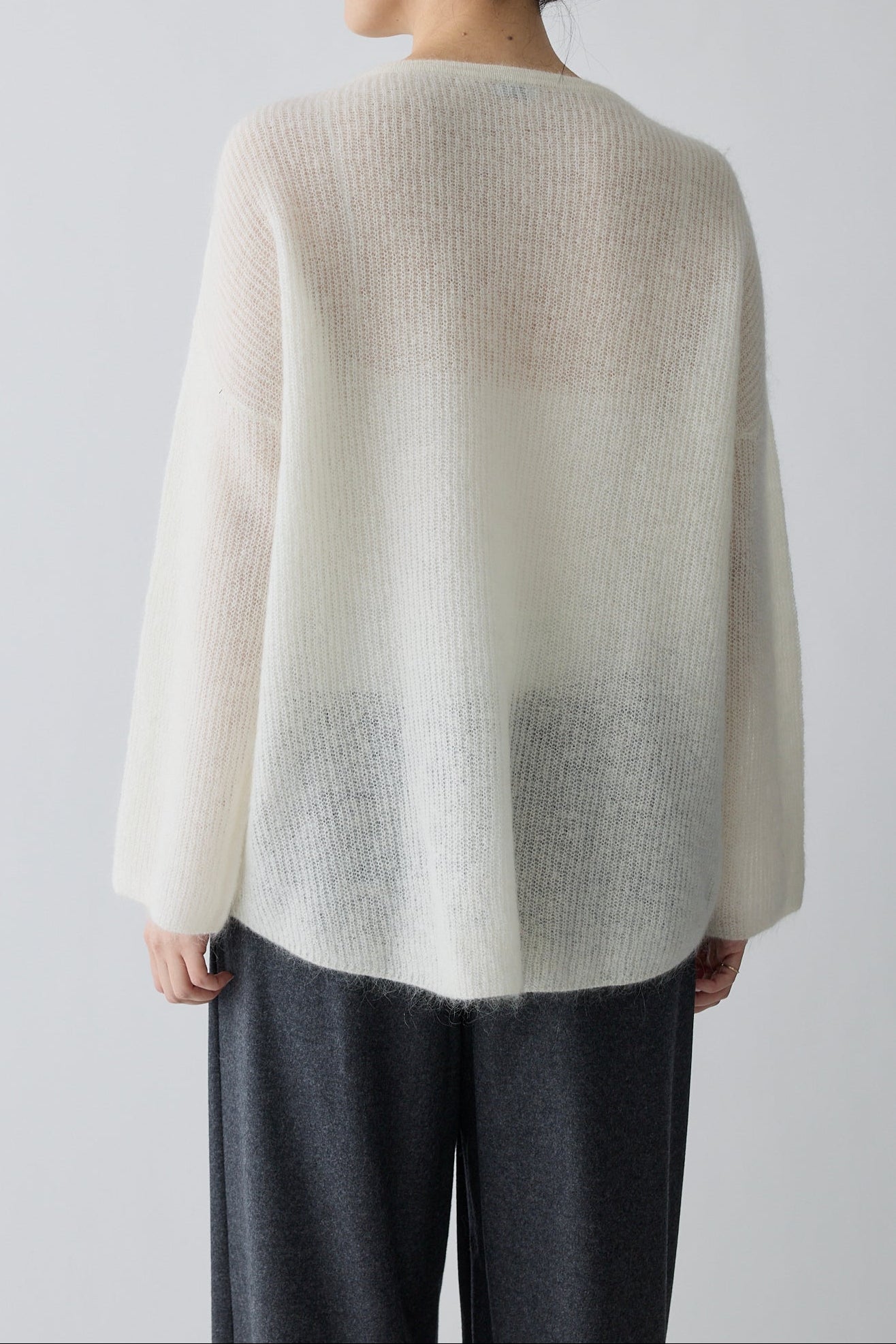 Alioth mohair pullover_white