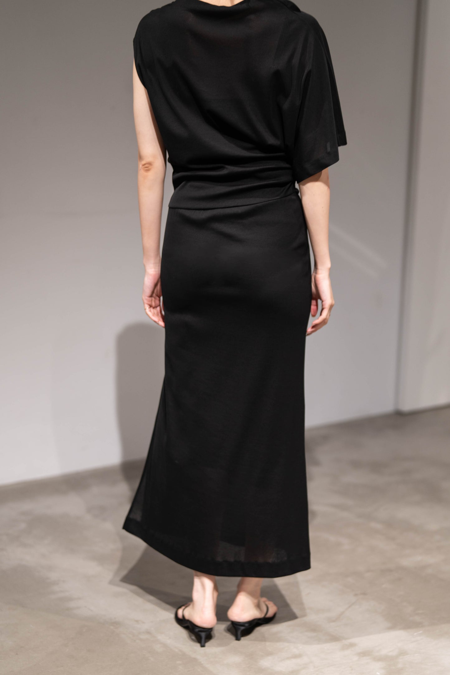 Kiffa Asymmetry Dress_black