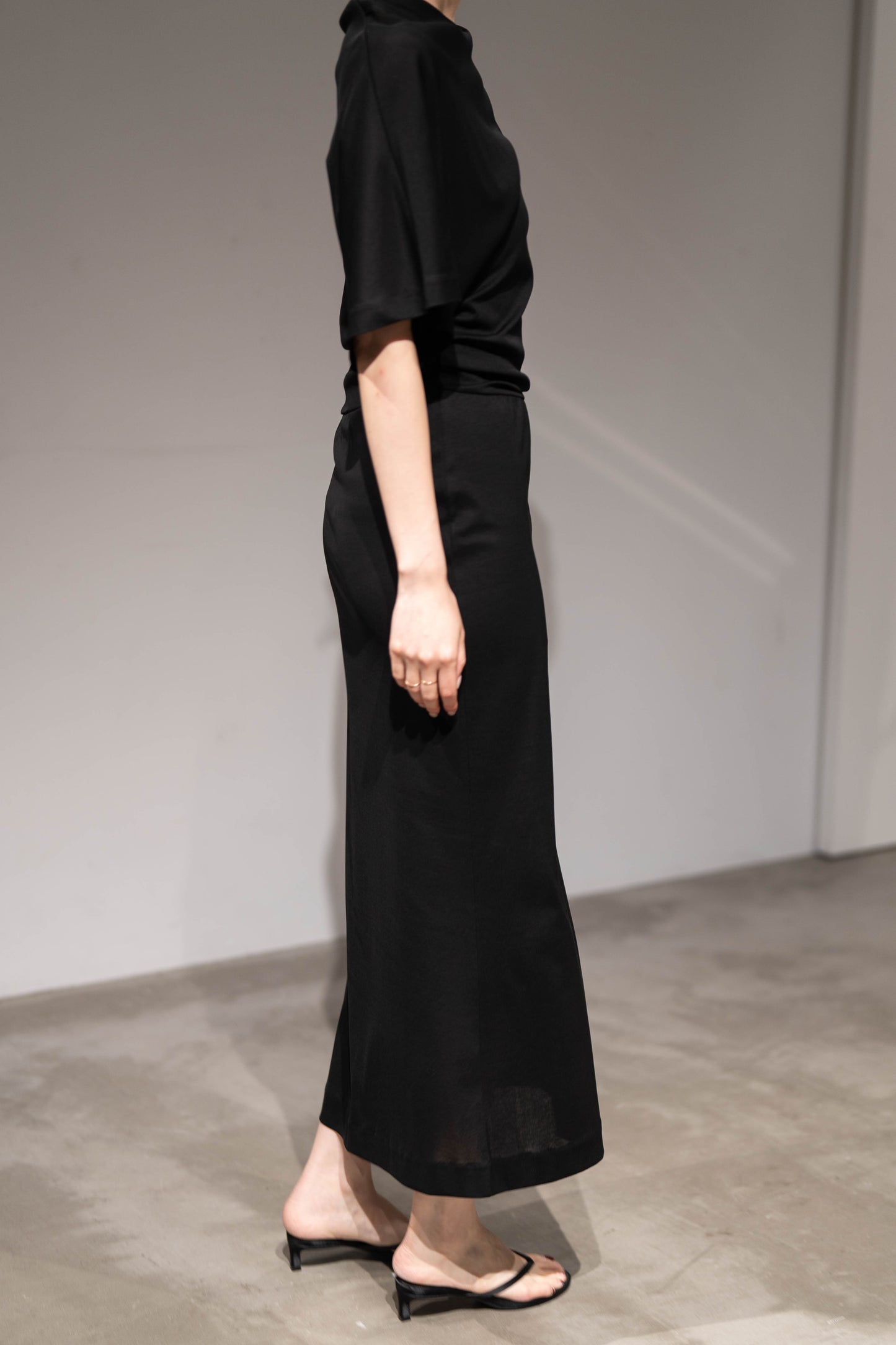 Kiffa Asymmetry Dress_black