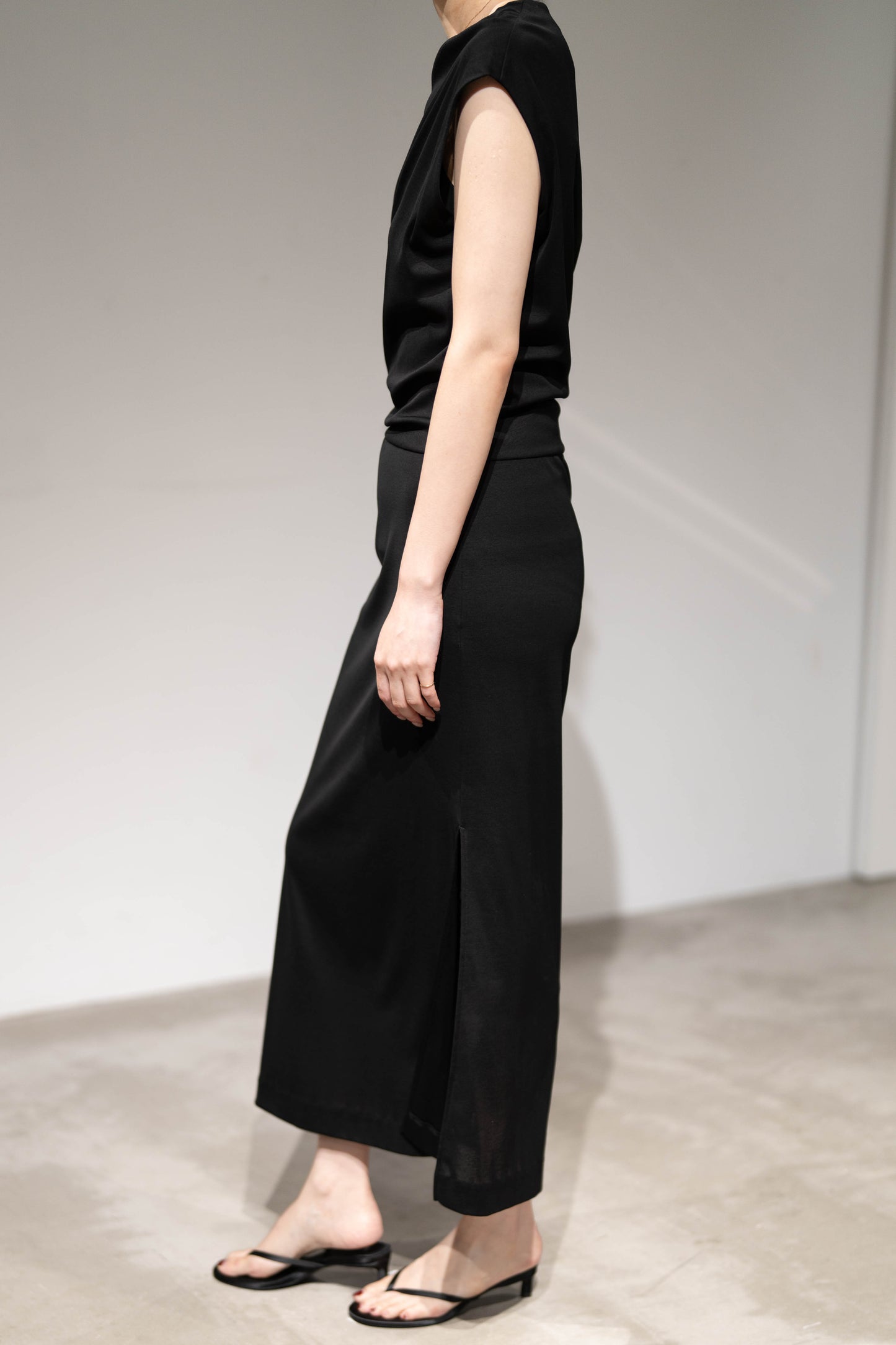 Kiffa Asymmetry Dress_black