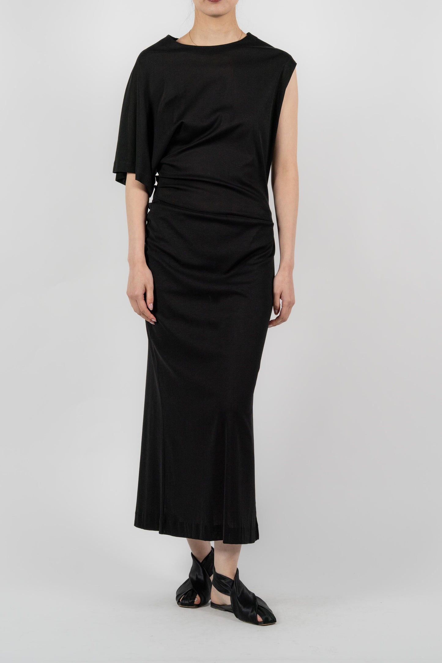 Kiffa Asymmetry Dress_black