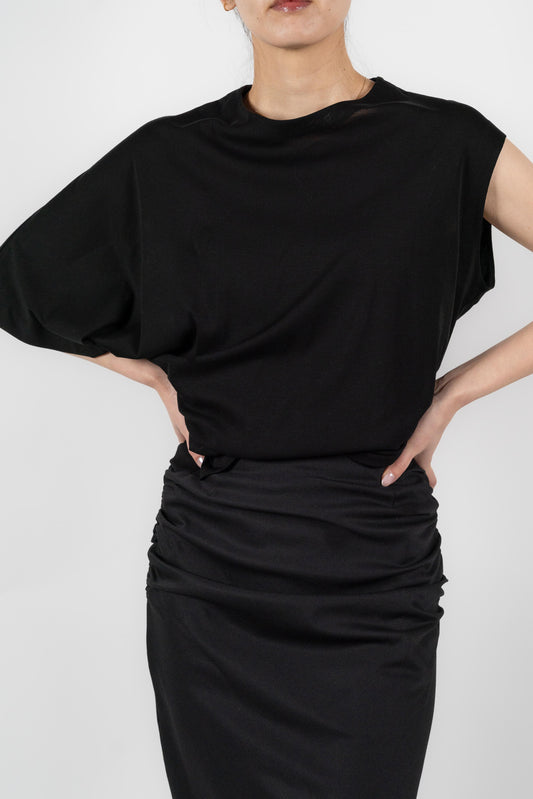 Kiffa Asymmetry Tee_Black