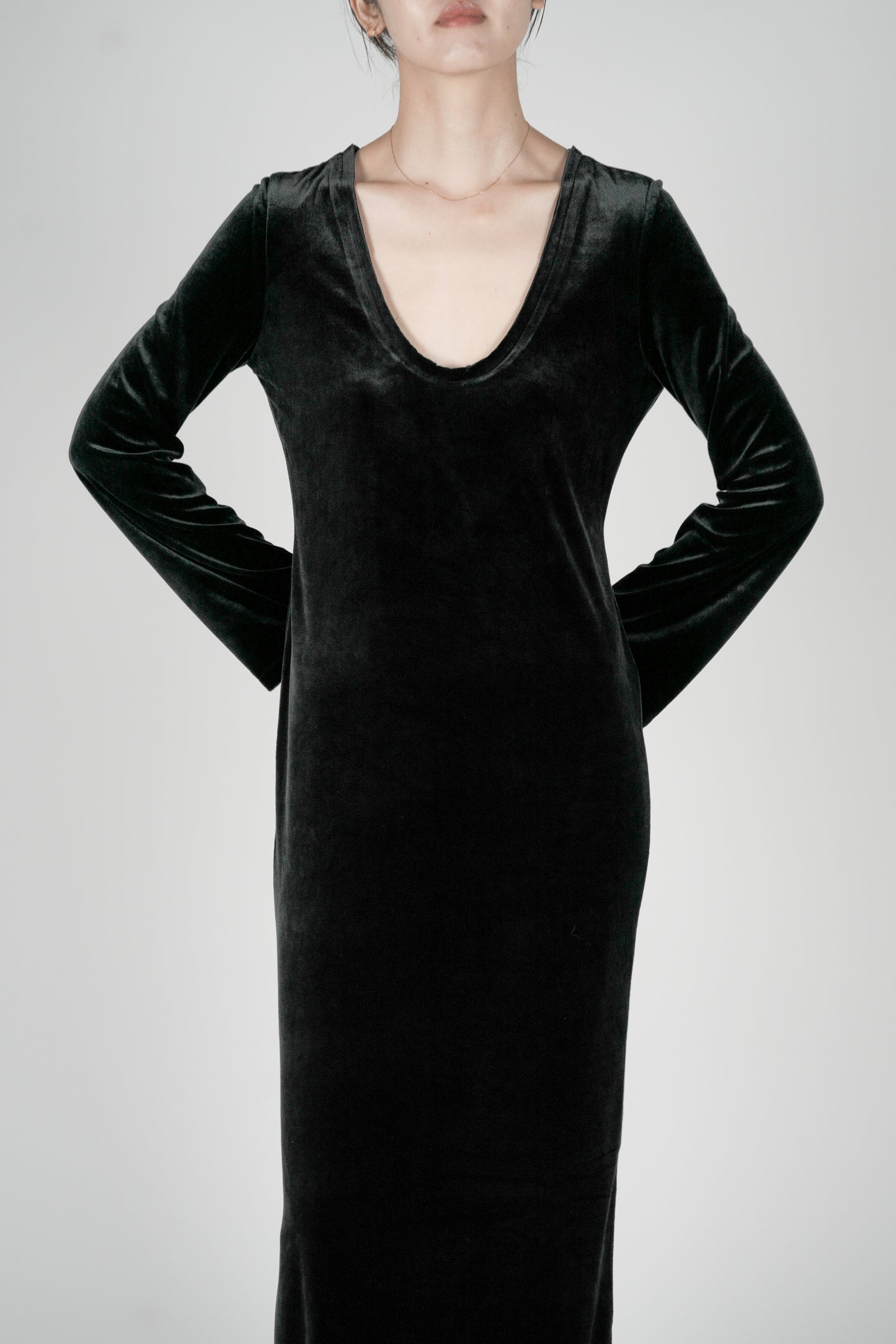 Bcrux velours dress_Black