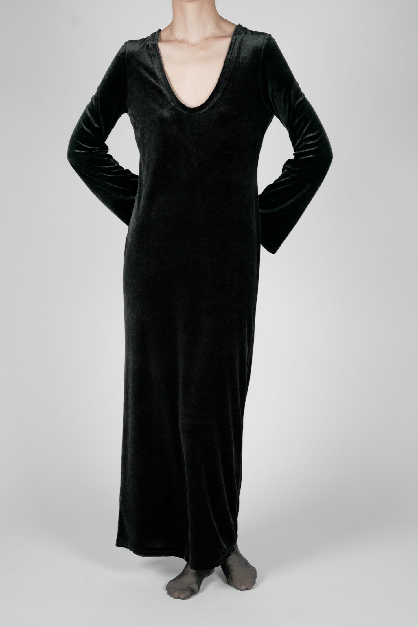 Bcrux velours dress_Black