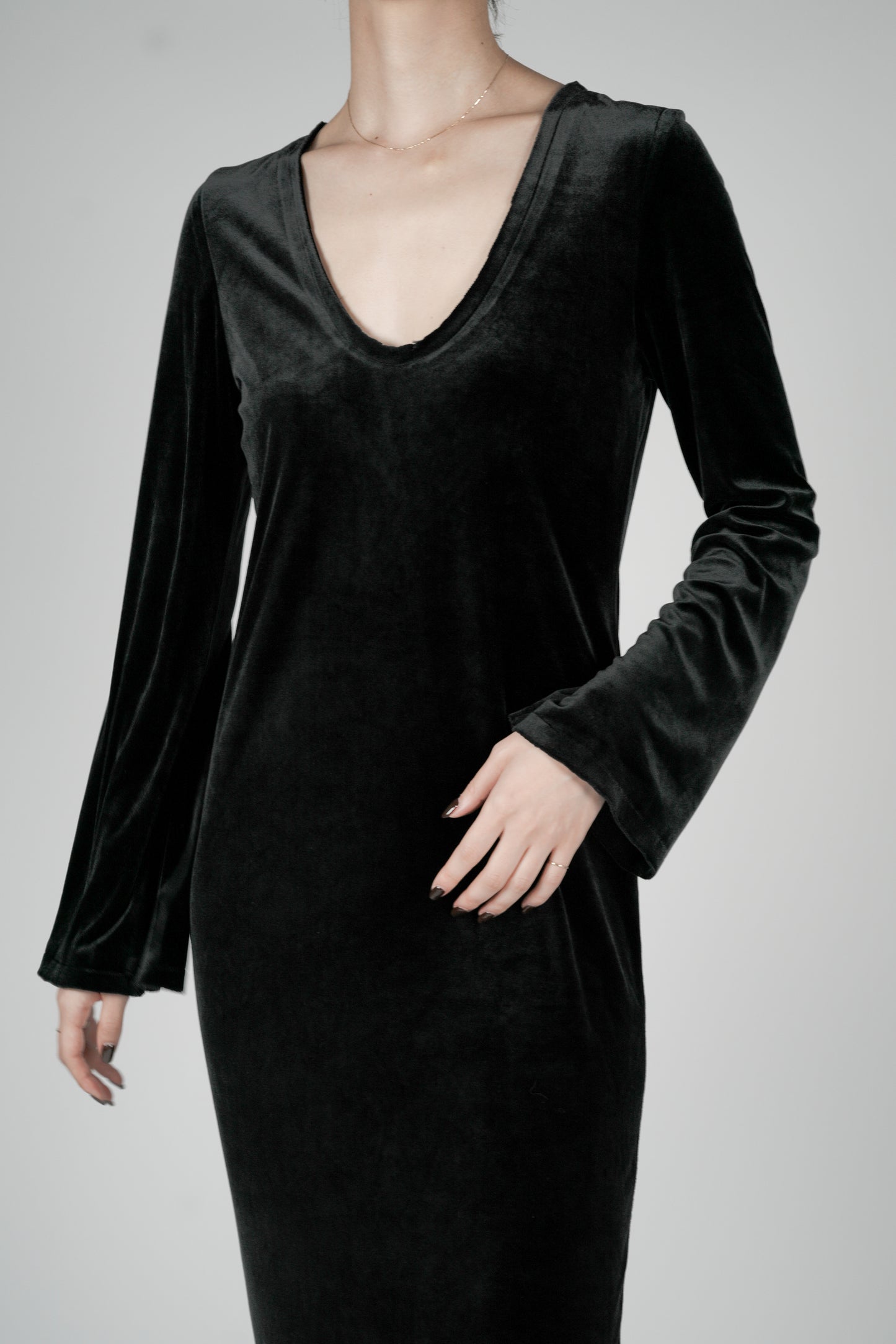 Bcrux velours dress_Black