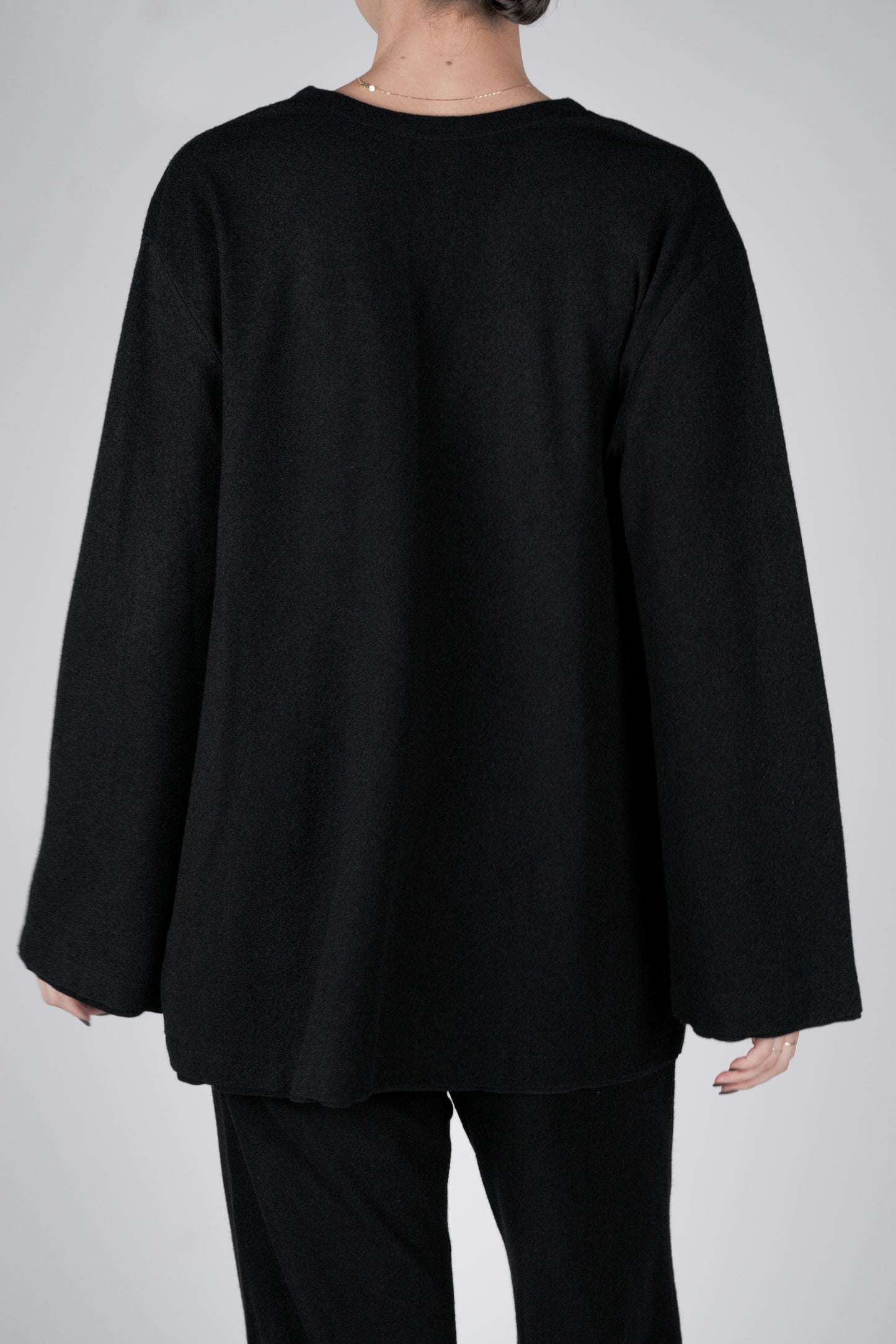 Lupi wool cardigan_Black