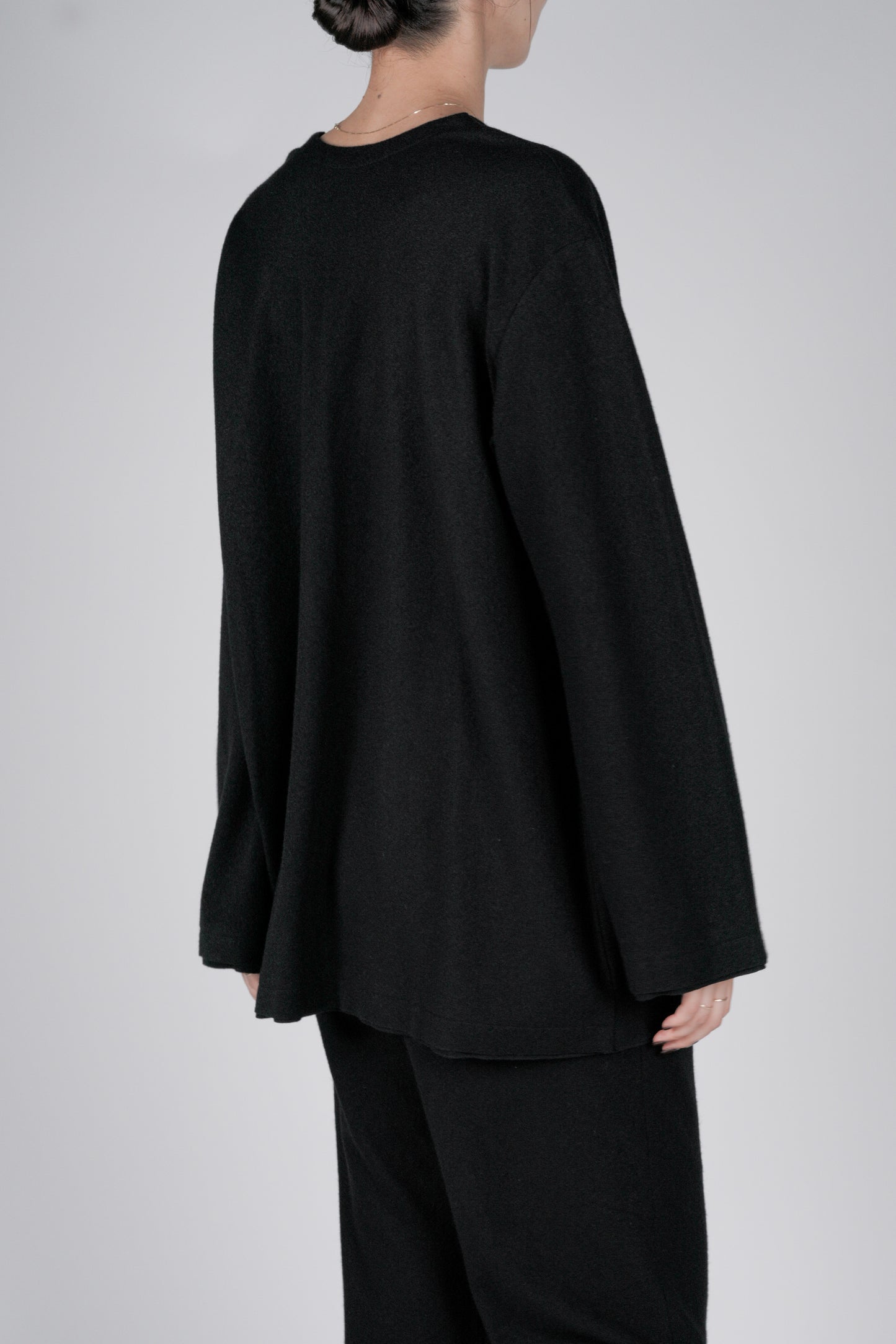 Lupi wool cardigan_Black