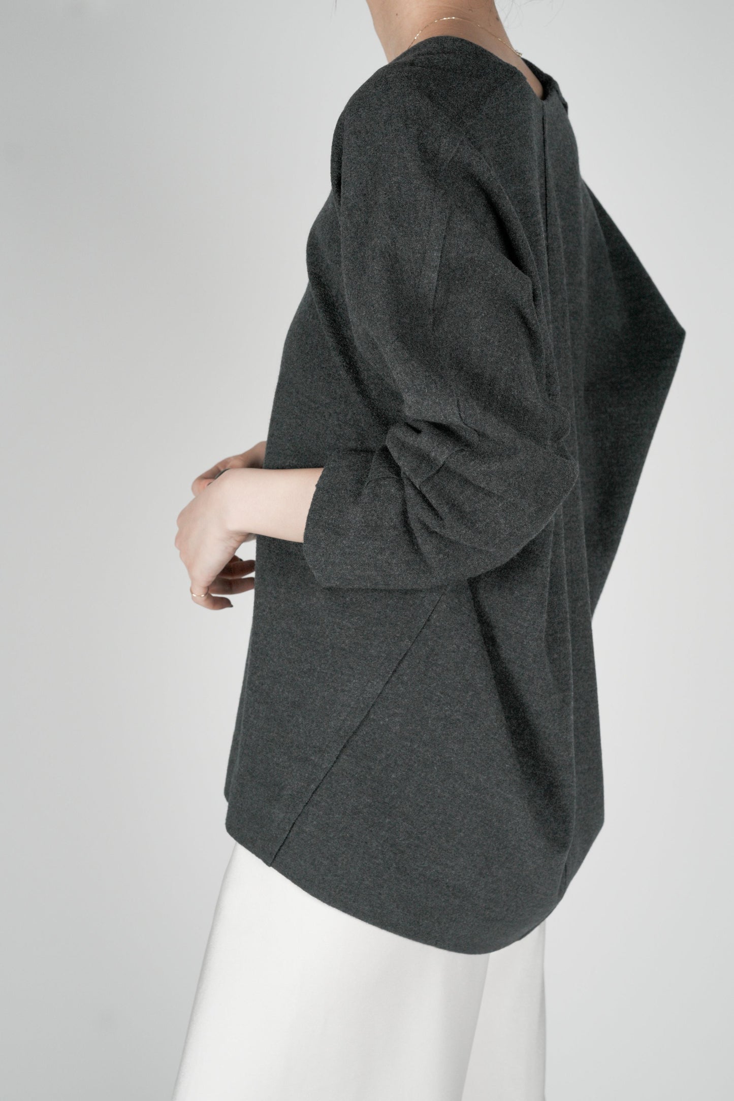 Lupi wool loose tops_Gray