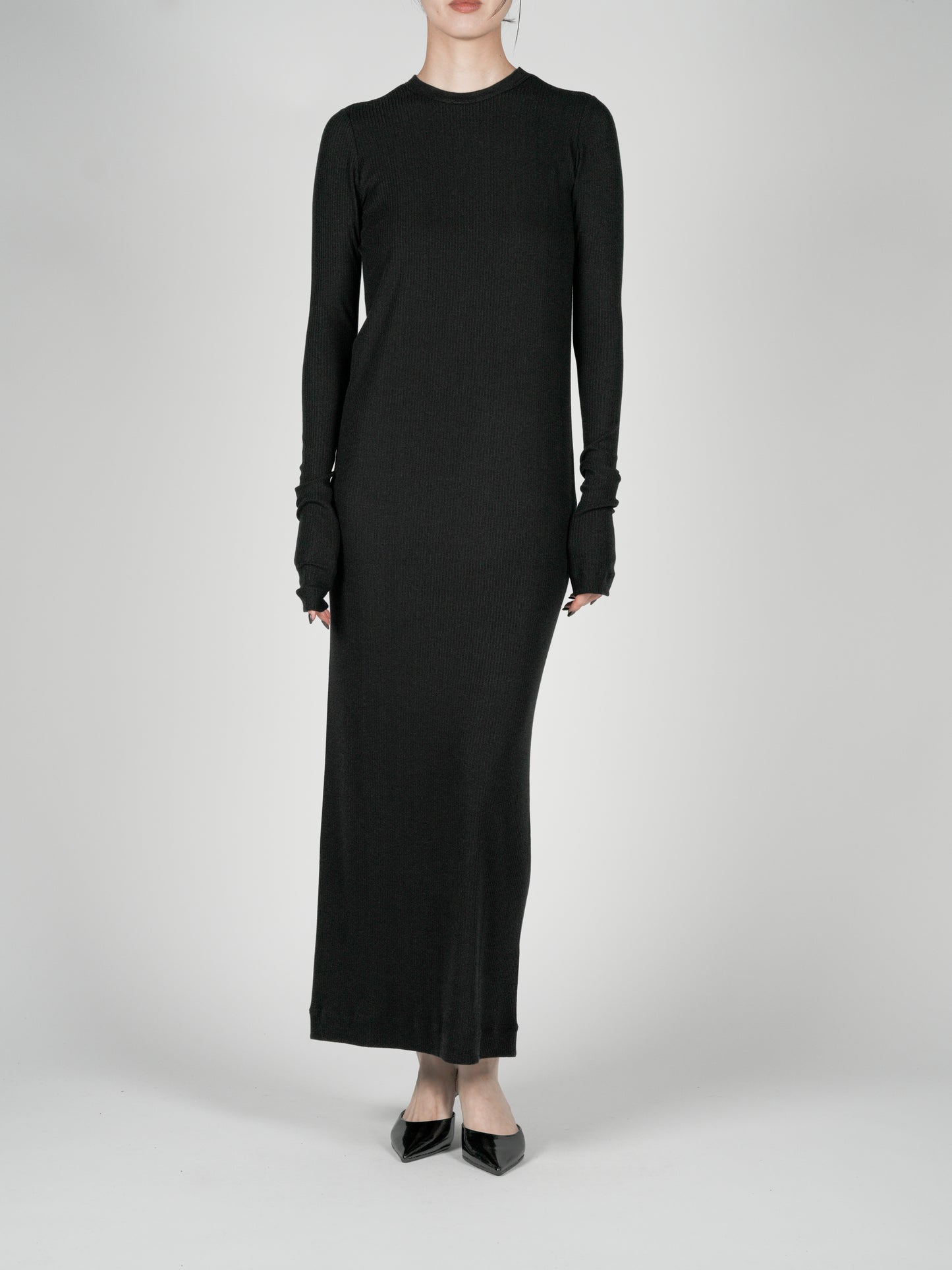 Muhlifain Rib Dress_Black　