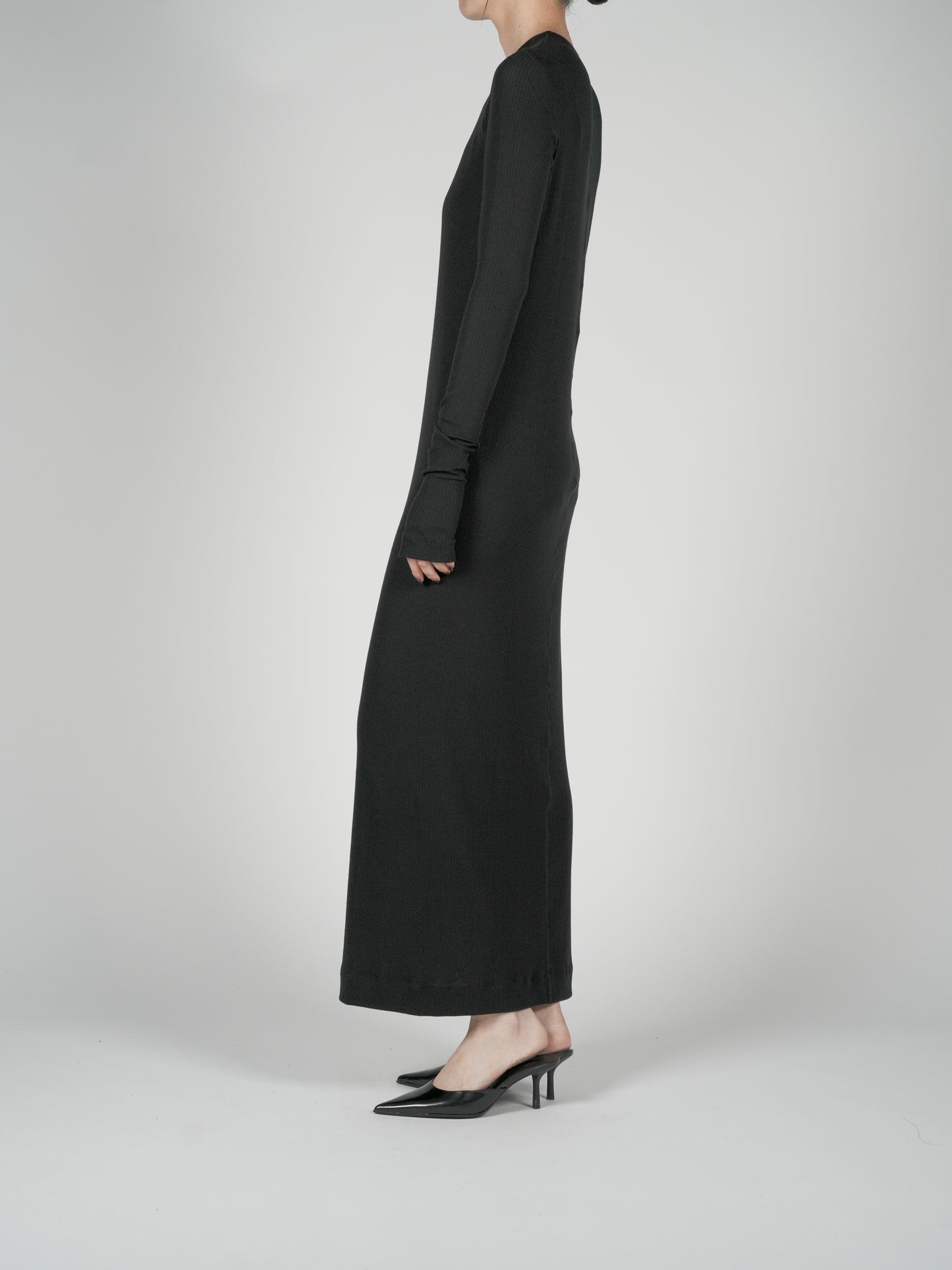 Muhlifain Rib Dress_Black　