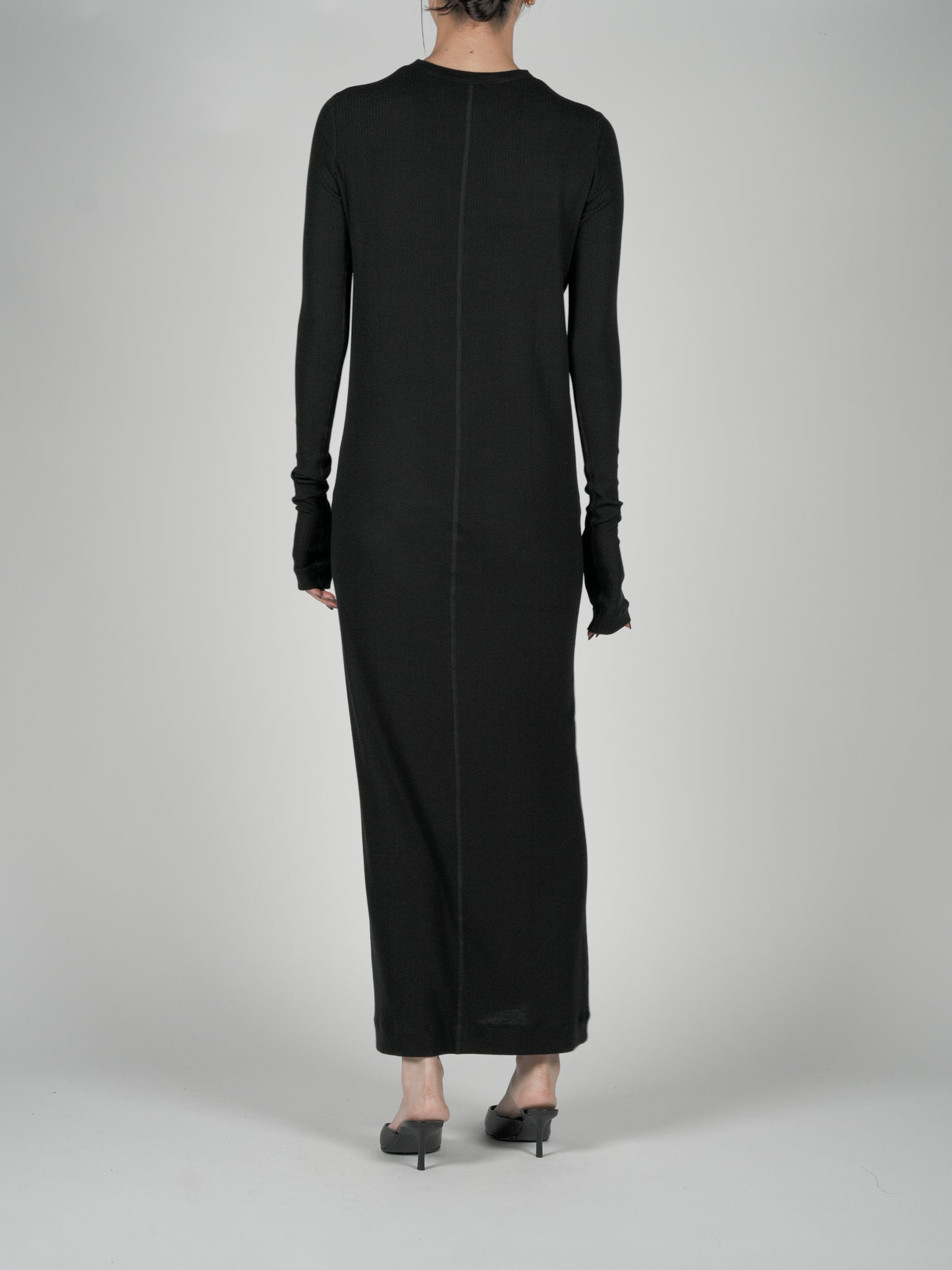 Muhlifain Rib Dress_Black　