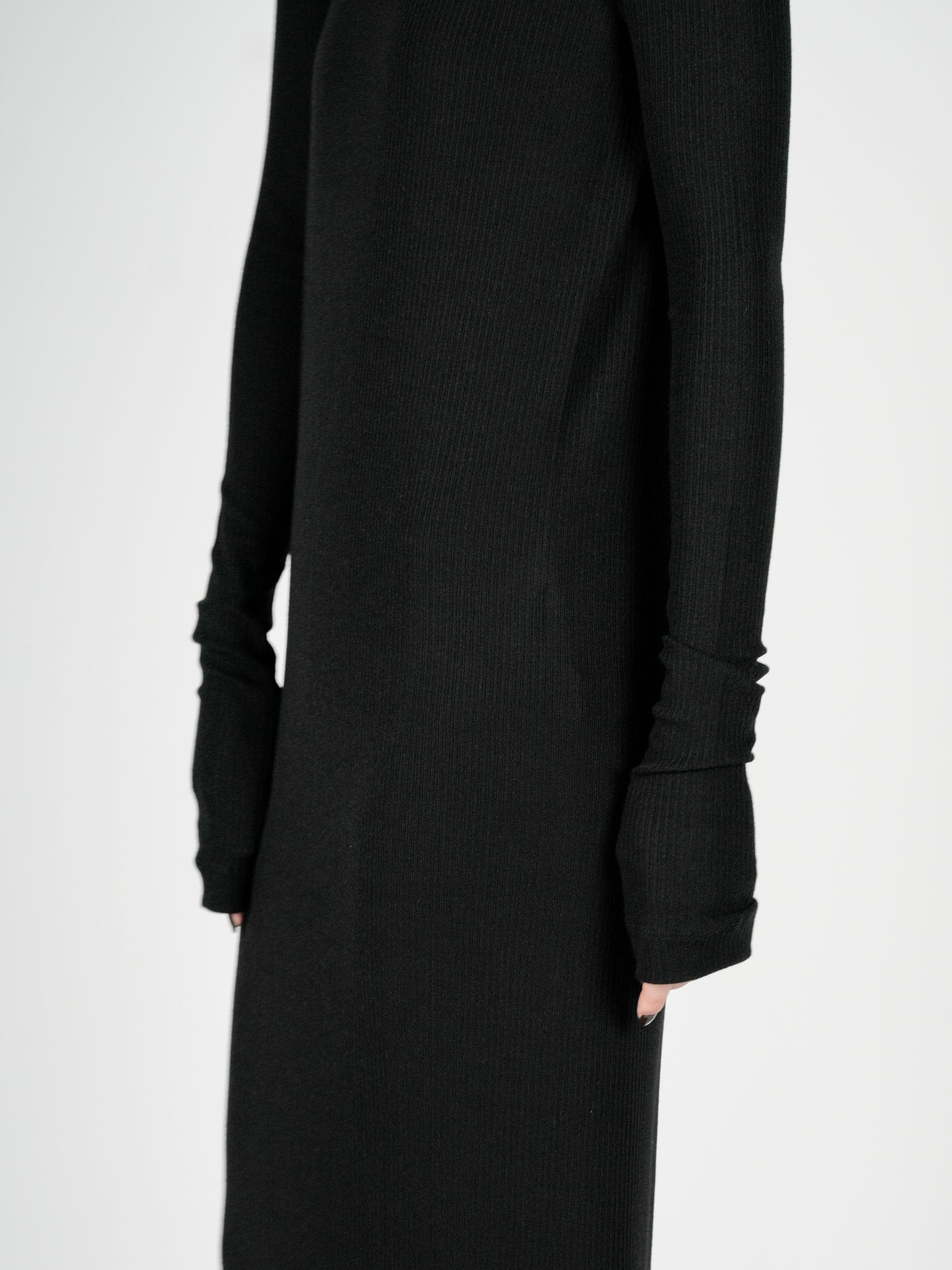 Muhlifain Rib Dress_Black　