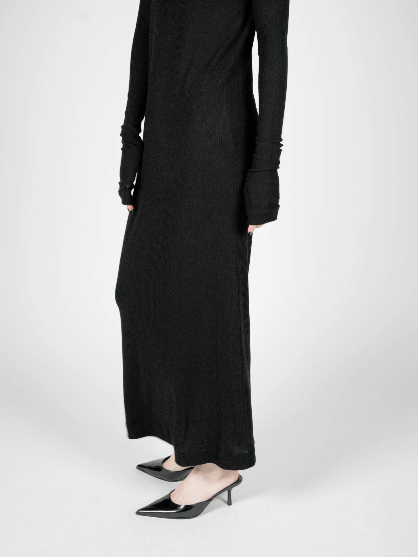 Muhlifain Rib Dress_Black　