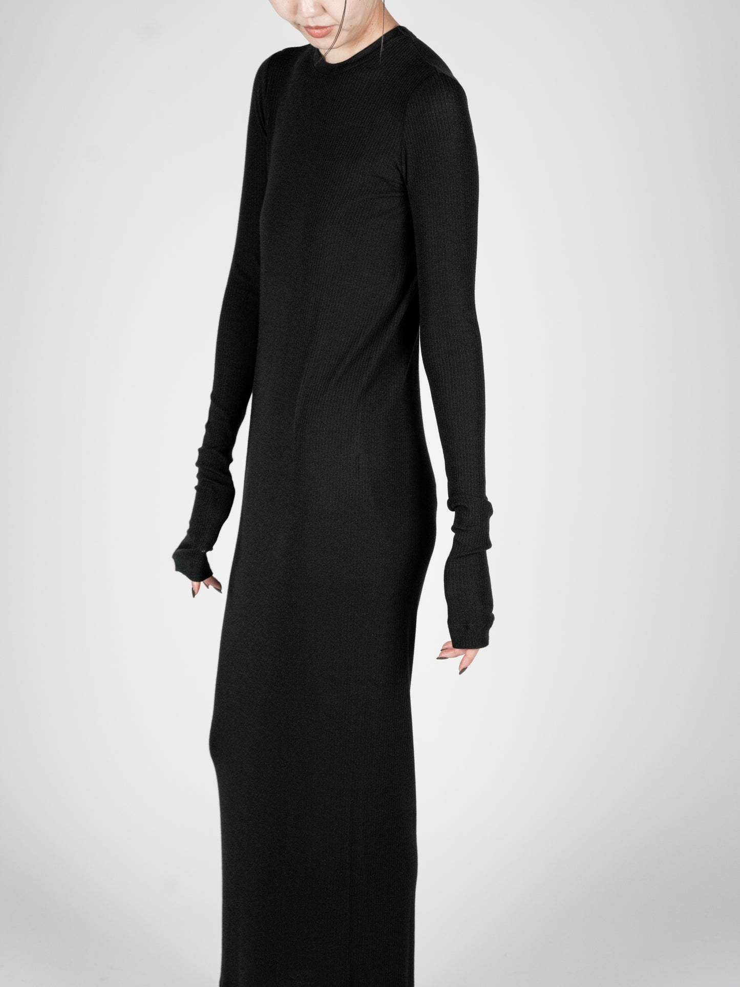 Muhlifain Rib Dress_Black　