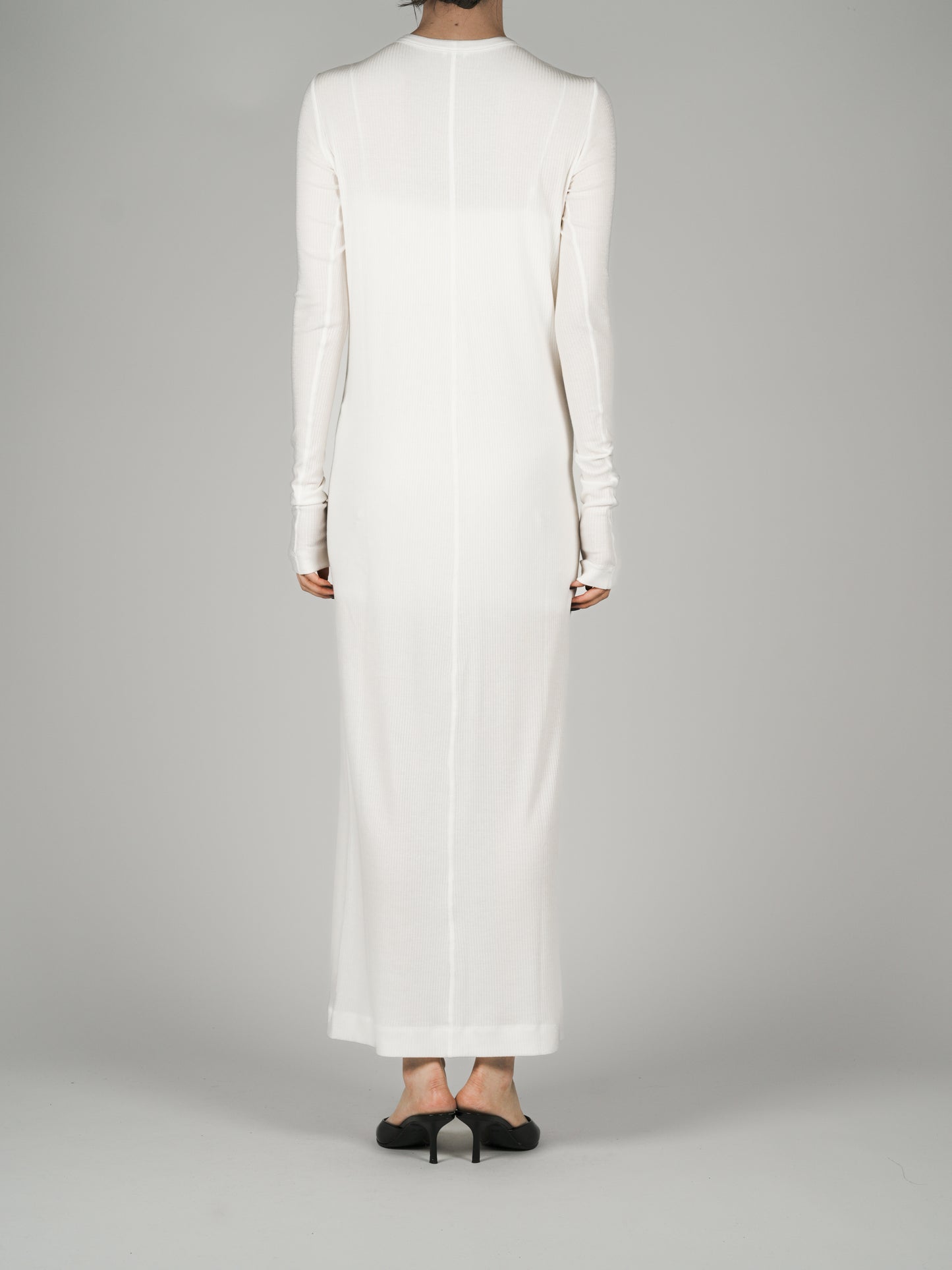 Muhlifain Rib Dress_White