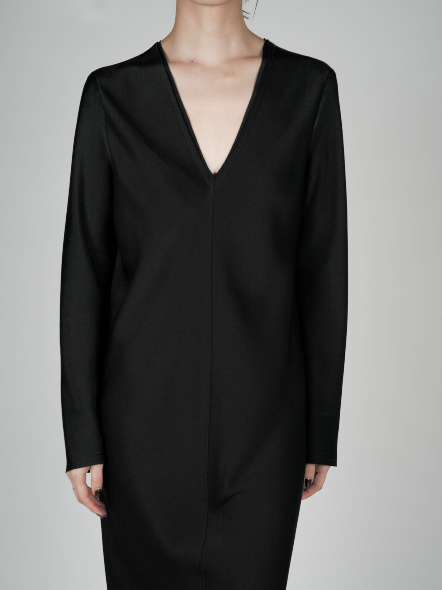 Caeli Reversible L/S Dress_Black