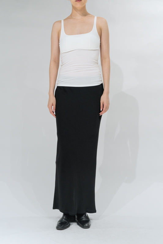 Phekda Narrow Skirt_black