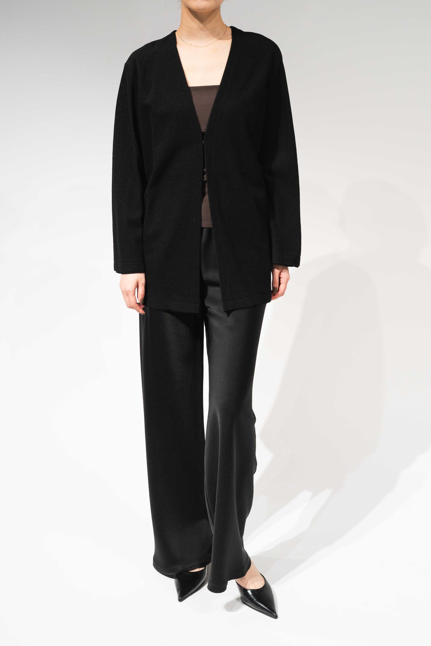 Lupi wool cardigan_Black