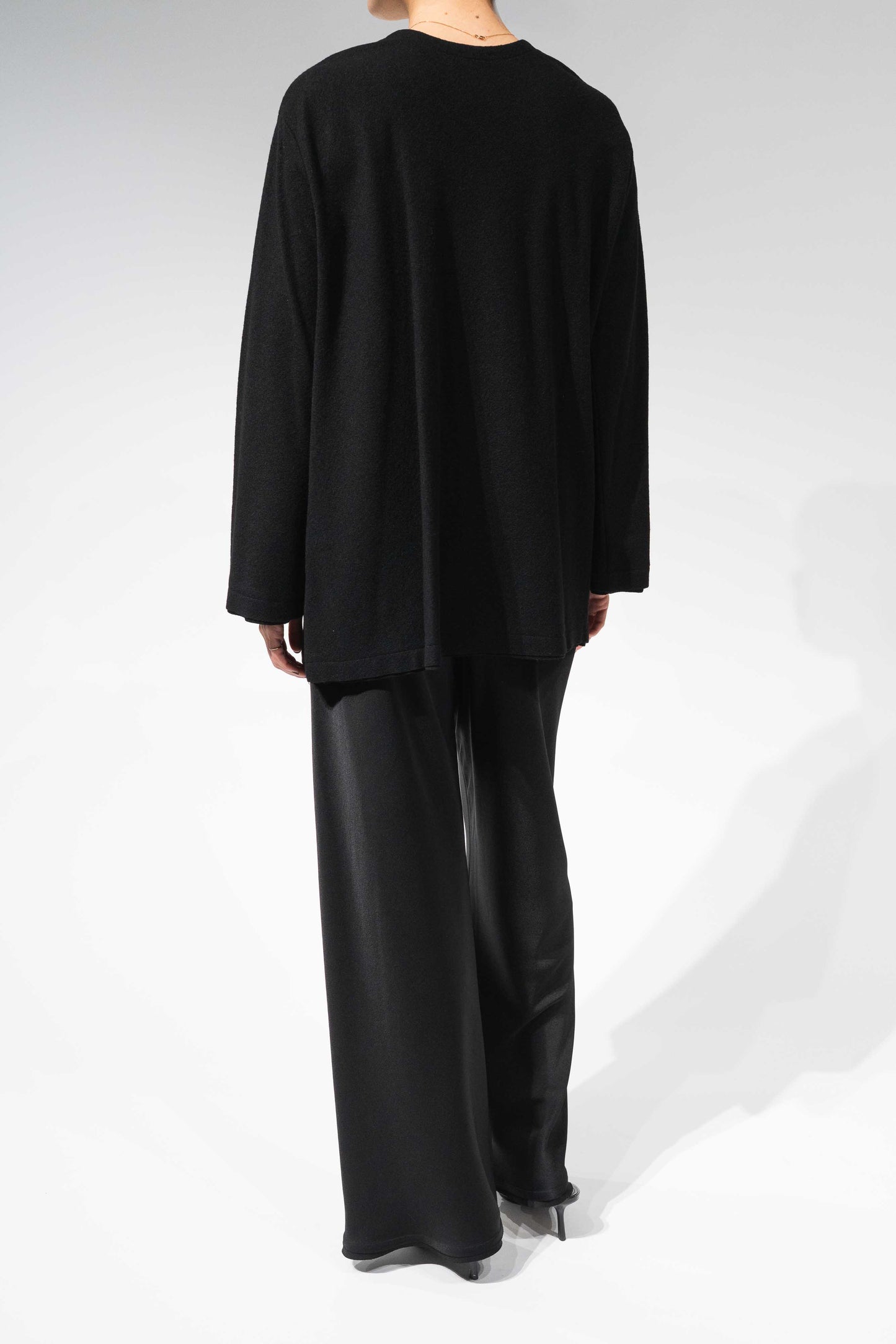 Lupi wool cardigan_Black