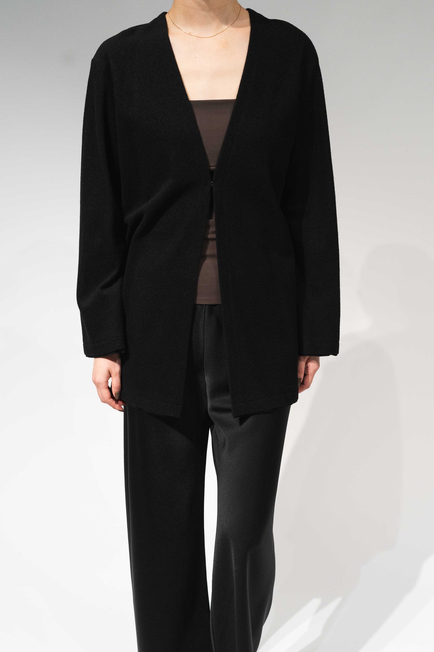 Lupi wool cardigan_Black